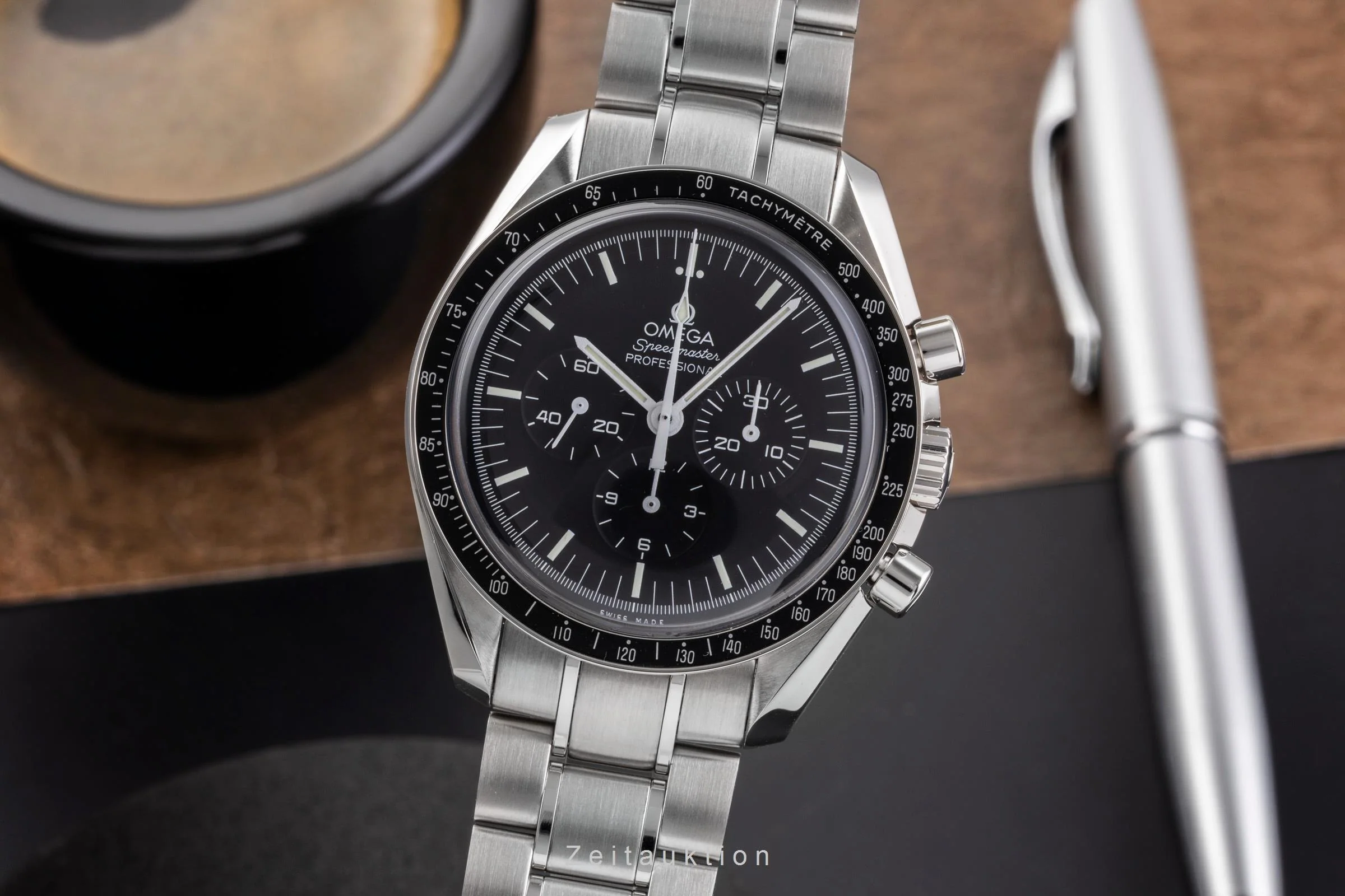 Omega Speedmaster Moonwatch chronograph steel manual winding men's watch 311.30.42.30.01.005 LP: 7600EUR  [2504975] - Image 2