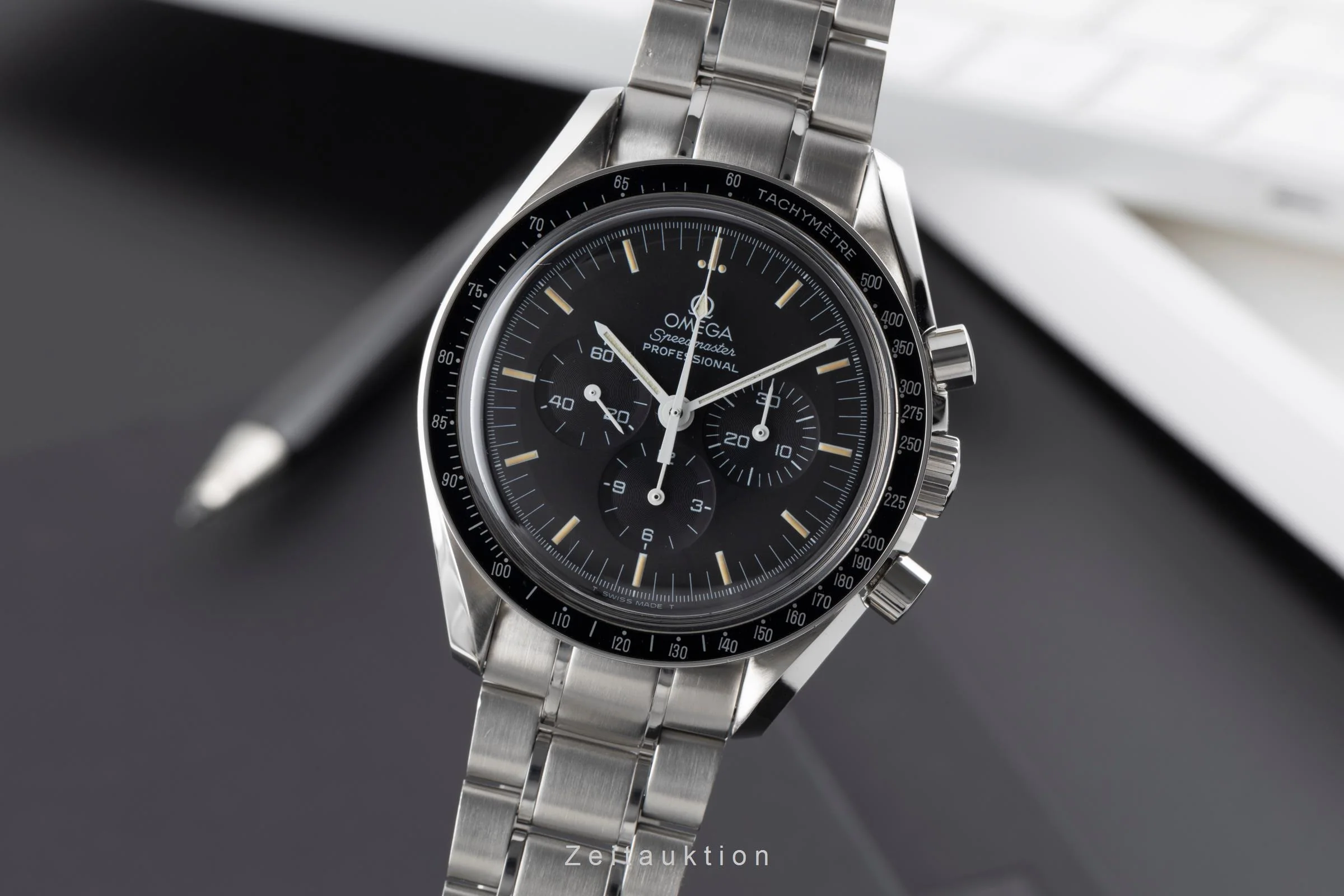 Omega Speedmaster Moonwatch chronograph steel manual winding men's watch 3590.50.00 LP: 7600EUR  [2503197] - Image 2