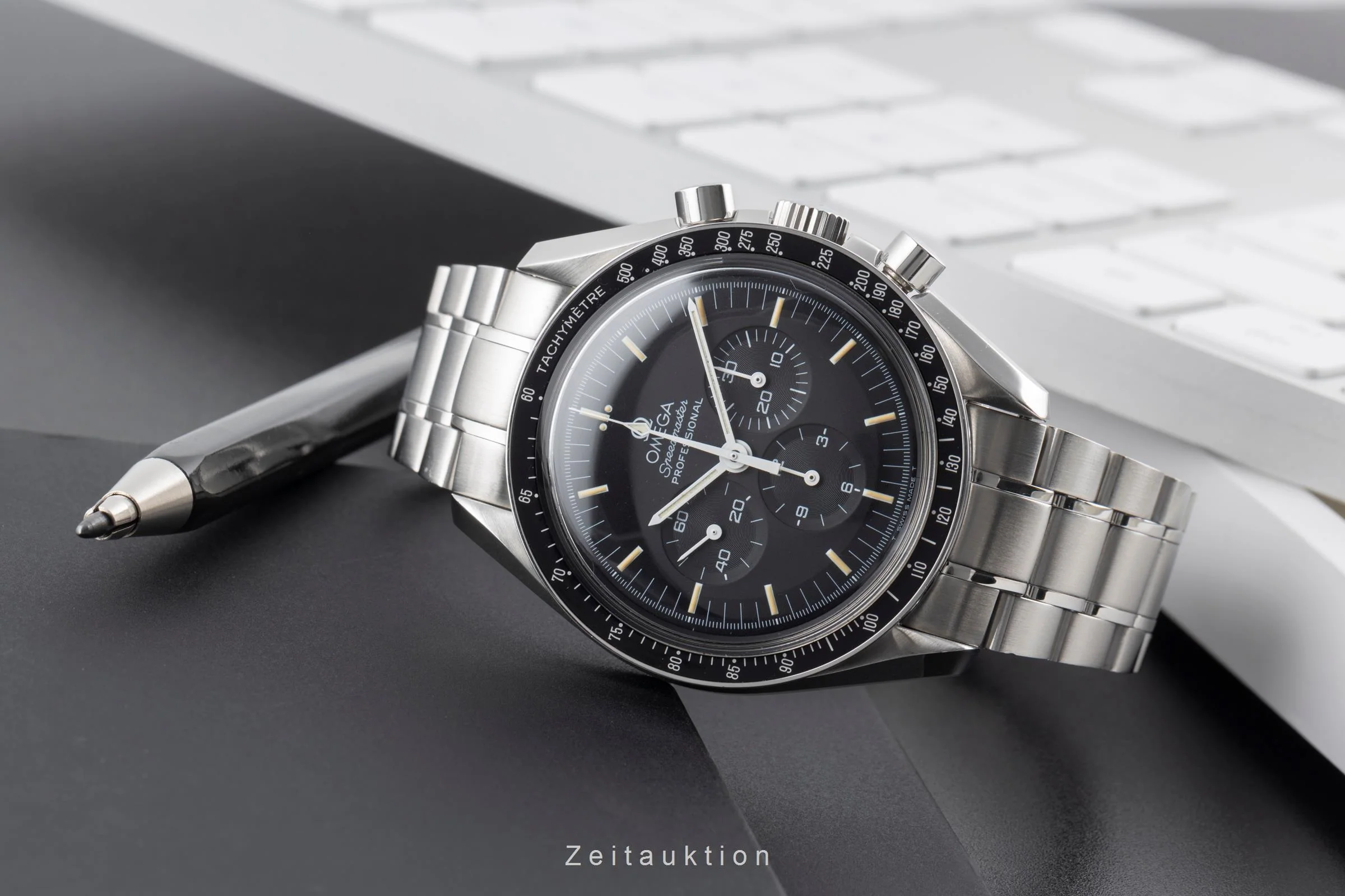 Omega Speedmaster Moonwatch chronograph steel manual winding men's watch 3590.50.00 LP: 7600EUR  [2503197] - Image 3