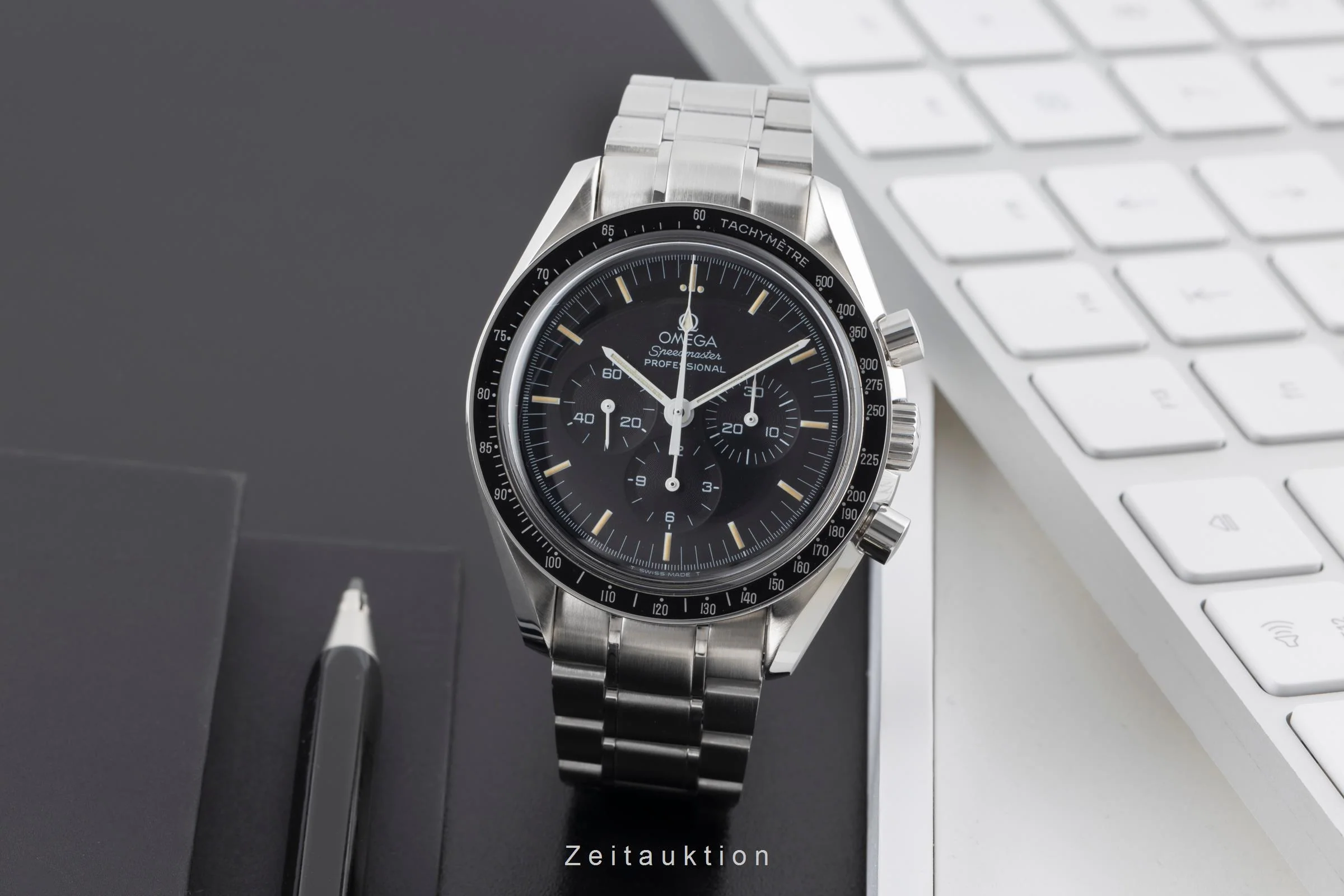 Omega Speedmaster Moonwatch chronograph steel manual winding men's watch 3590.50.00 LP: 7600EUR  [2503197] - Image 4