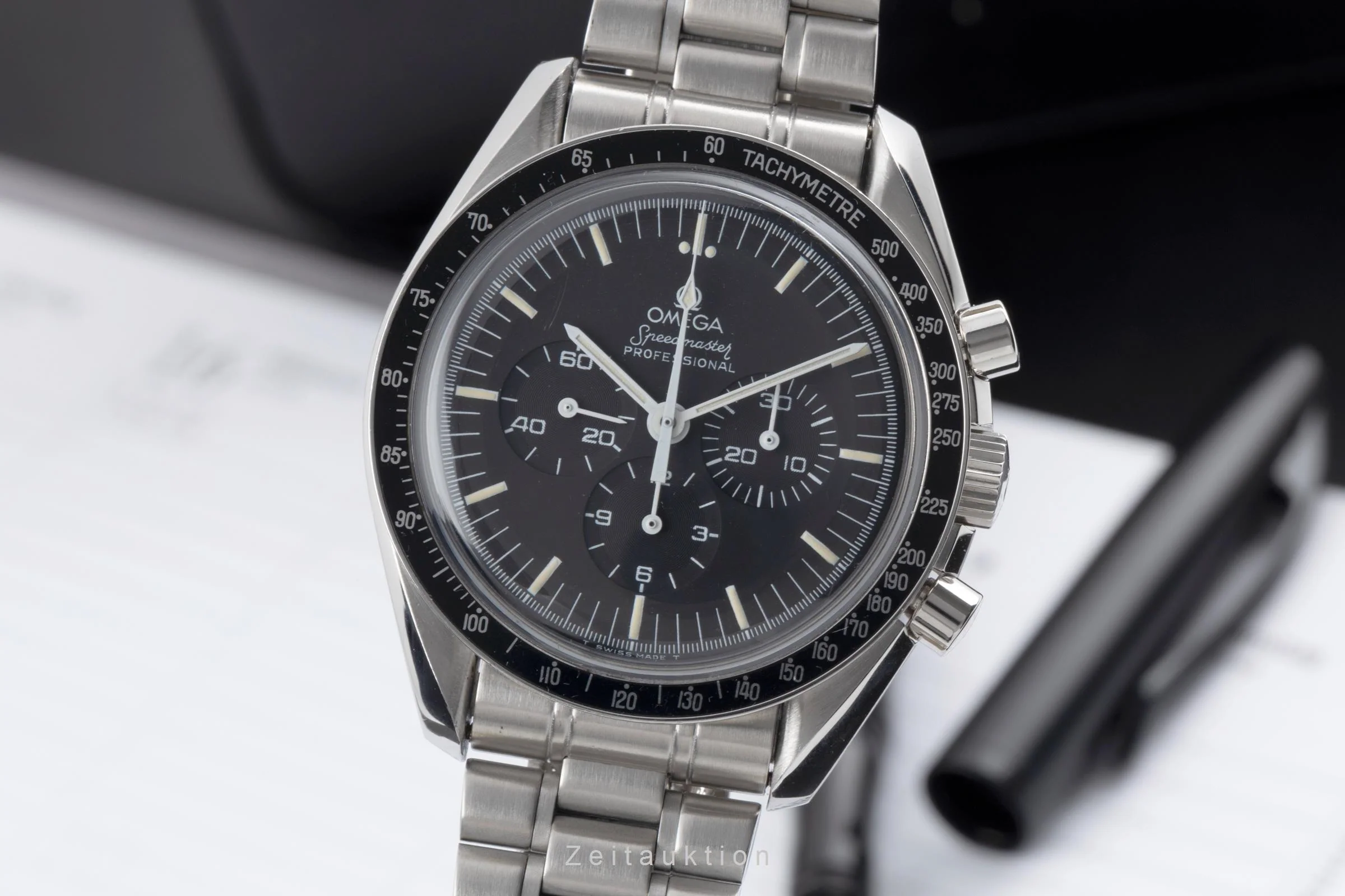 Omega Speedmaster Moonwatch chronograph steel manual winding men's watch 3890.50.00    145.022 LP: 7600EUR  [2504892] - Image 2