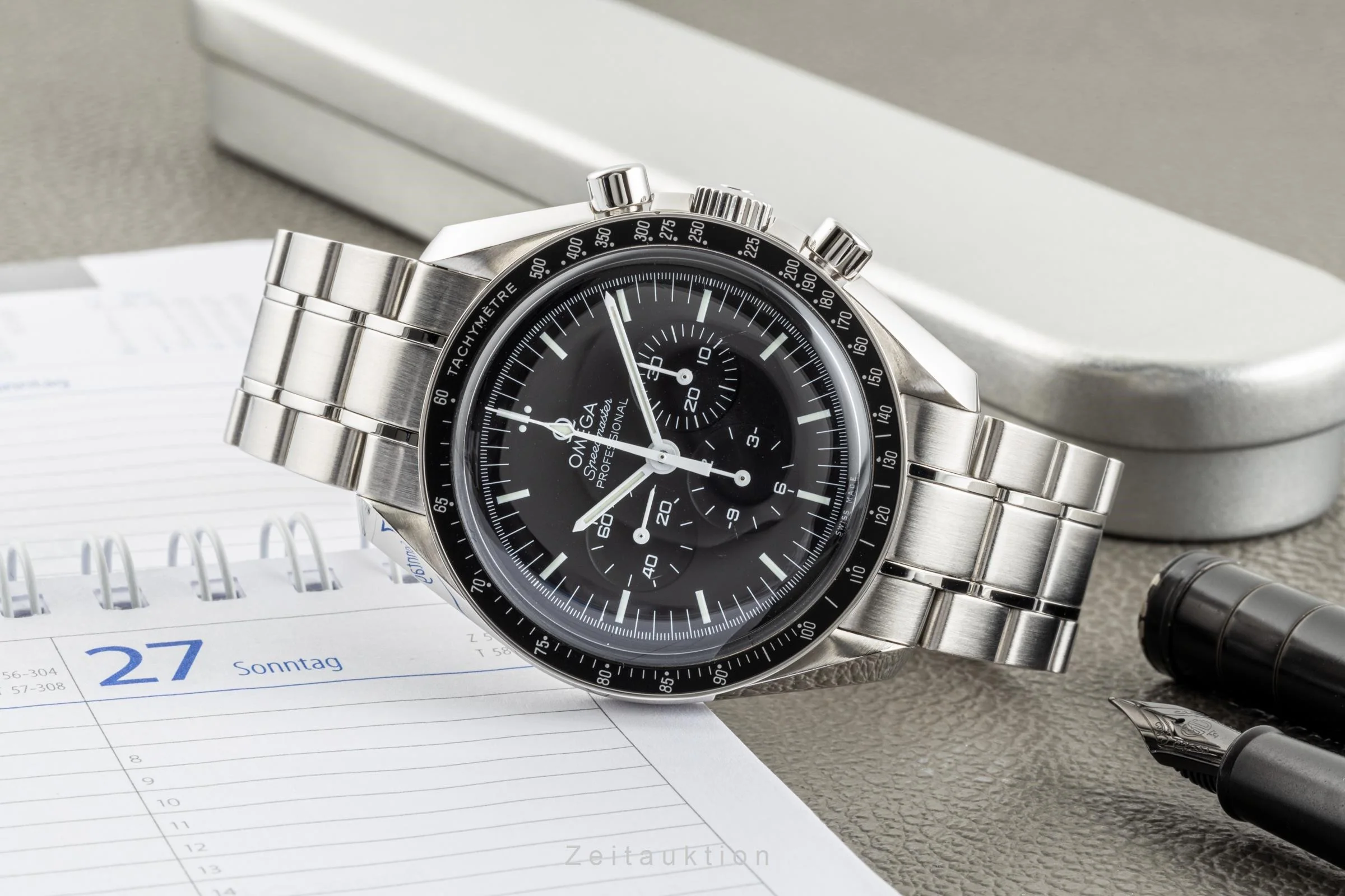 Omega Speedmaster Moonwatch chronograph steel manual winding men's watch STZ005923, 311.30.42.30.01.005  [2302318] - Image 2