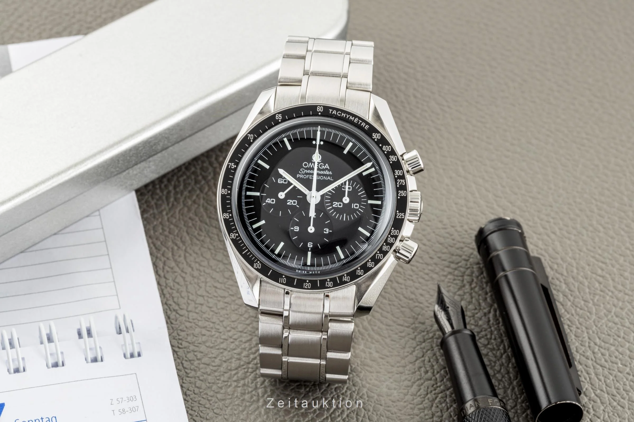 Omega Speedmaster Moonwatch chronograph steel manual winding men's watch STZ005923, 311.30.42.30.01.005  [2302318] - Image 3