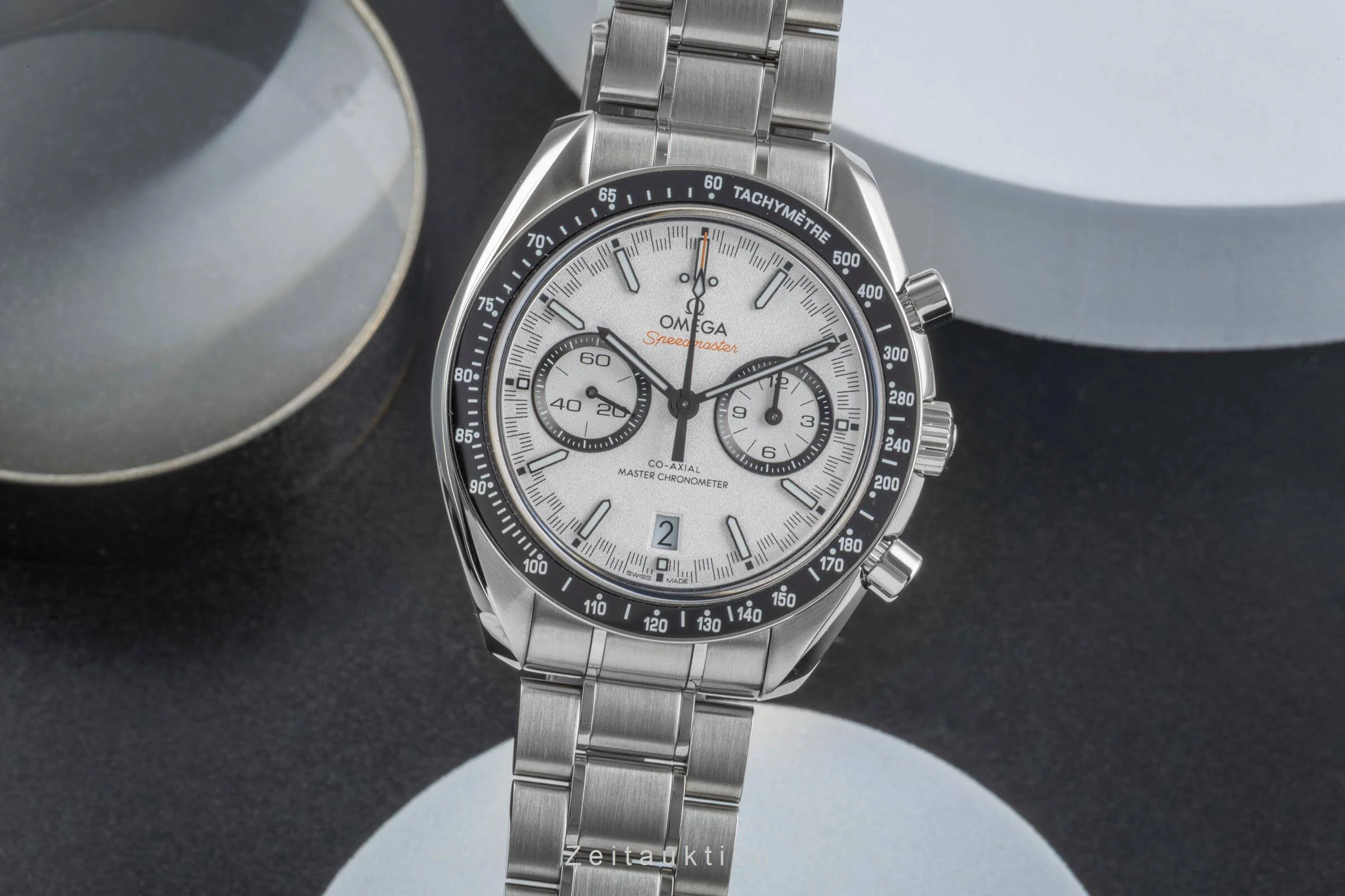 Omega Speedmaster Racing chronograph steel automatic men's watch 329.30.44.51.04.001 LP: 10400EUR  [2502359] - Image 2