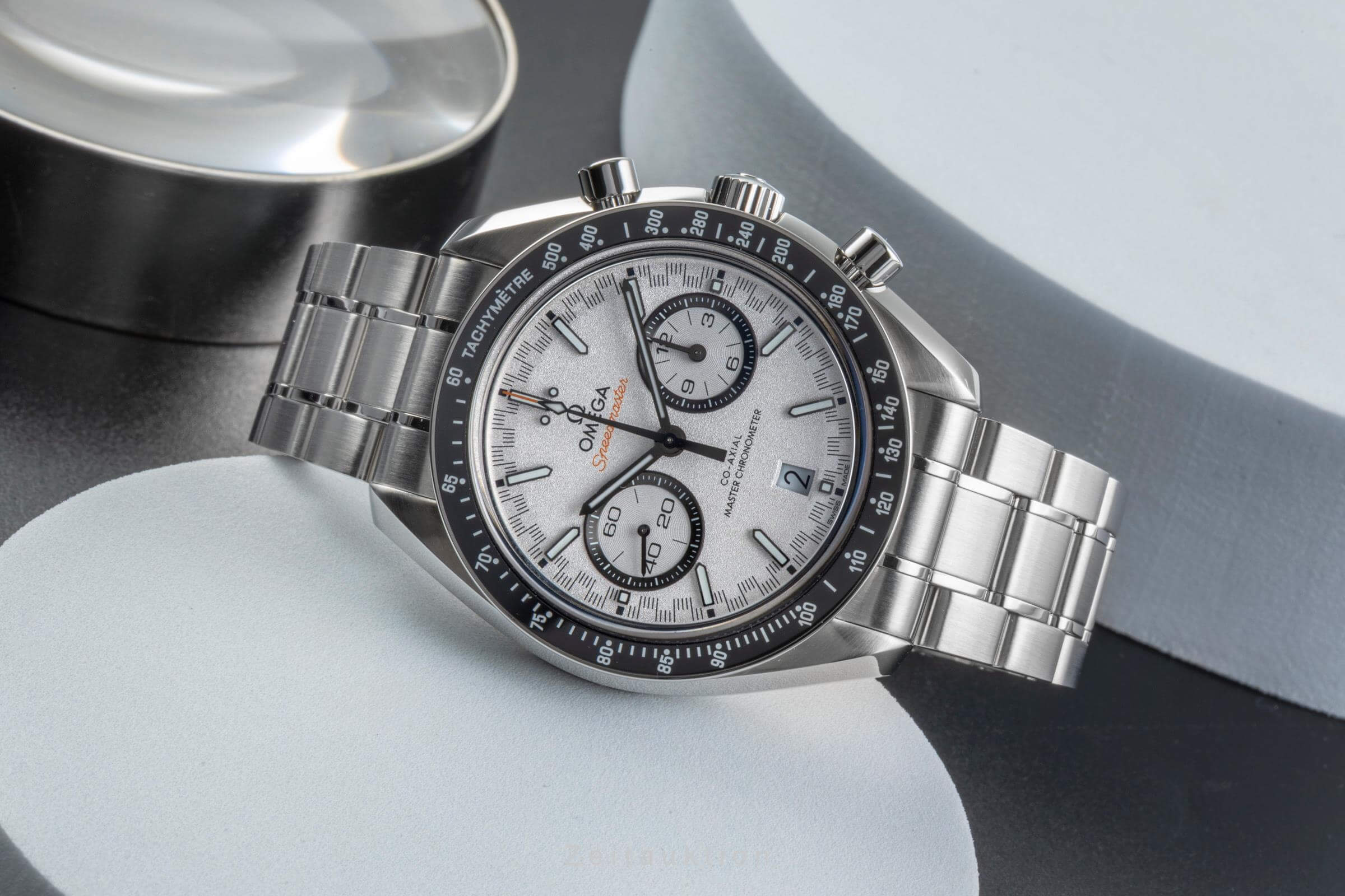 Omega Speedmaster Racing chronograph steel automatic men's watch 329.30.44.51.04.001 LP: 10400EUR  [2502359] - Image 3