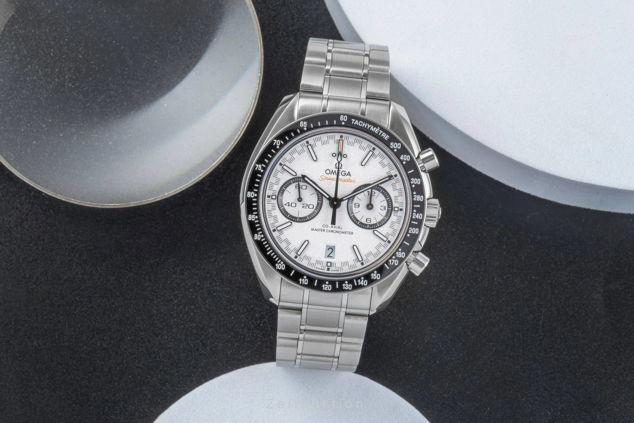 Omega Speedmaster Racing chronograph steel automatic men's watch 329.30.44.51.04.001 LP: 10400EUR  [2502359] - Image 4