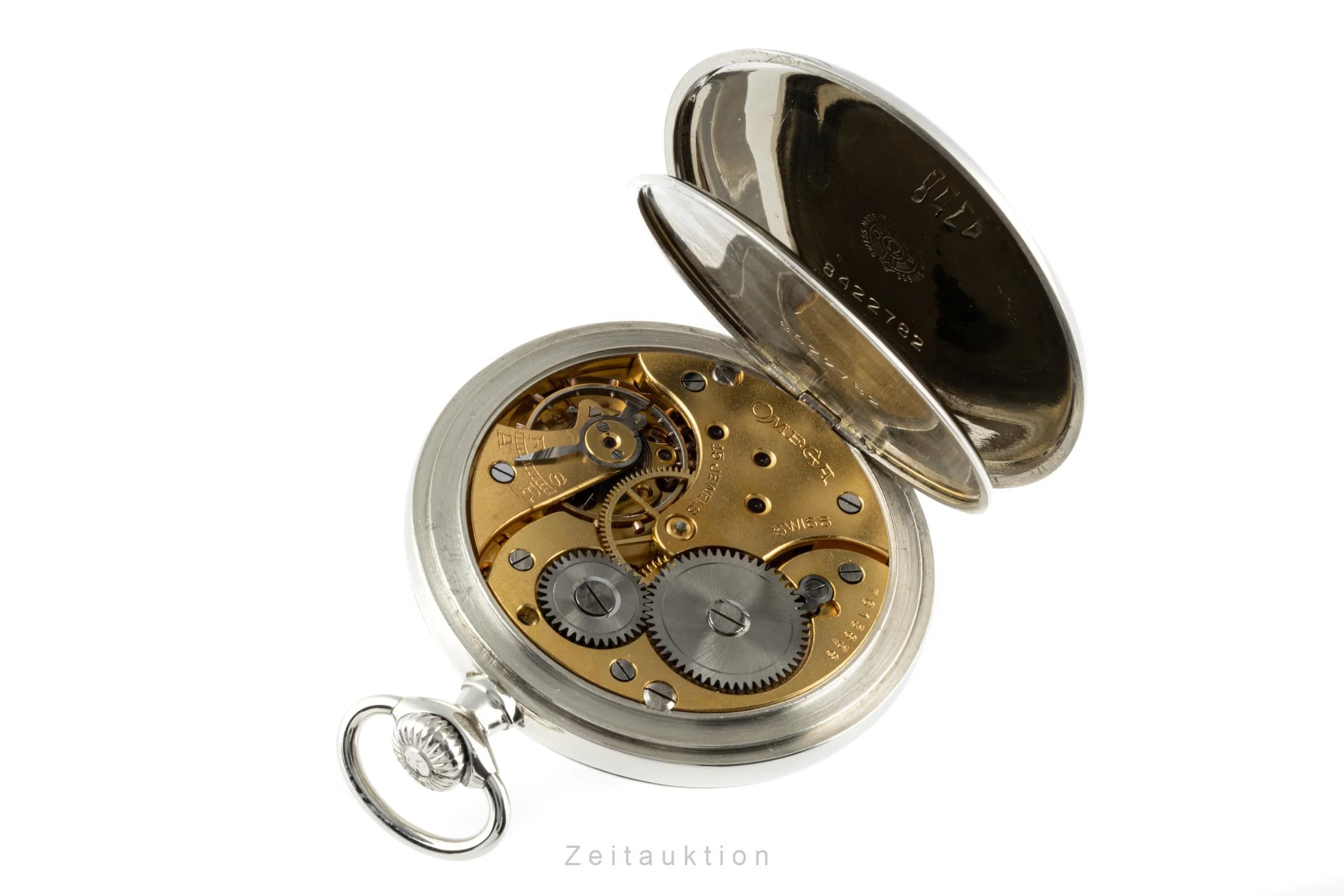 Omega Taschenuhr german silver manual winding pocket watch Vintage  [2205430] - Image 11
