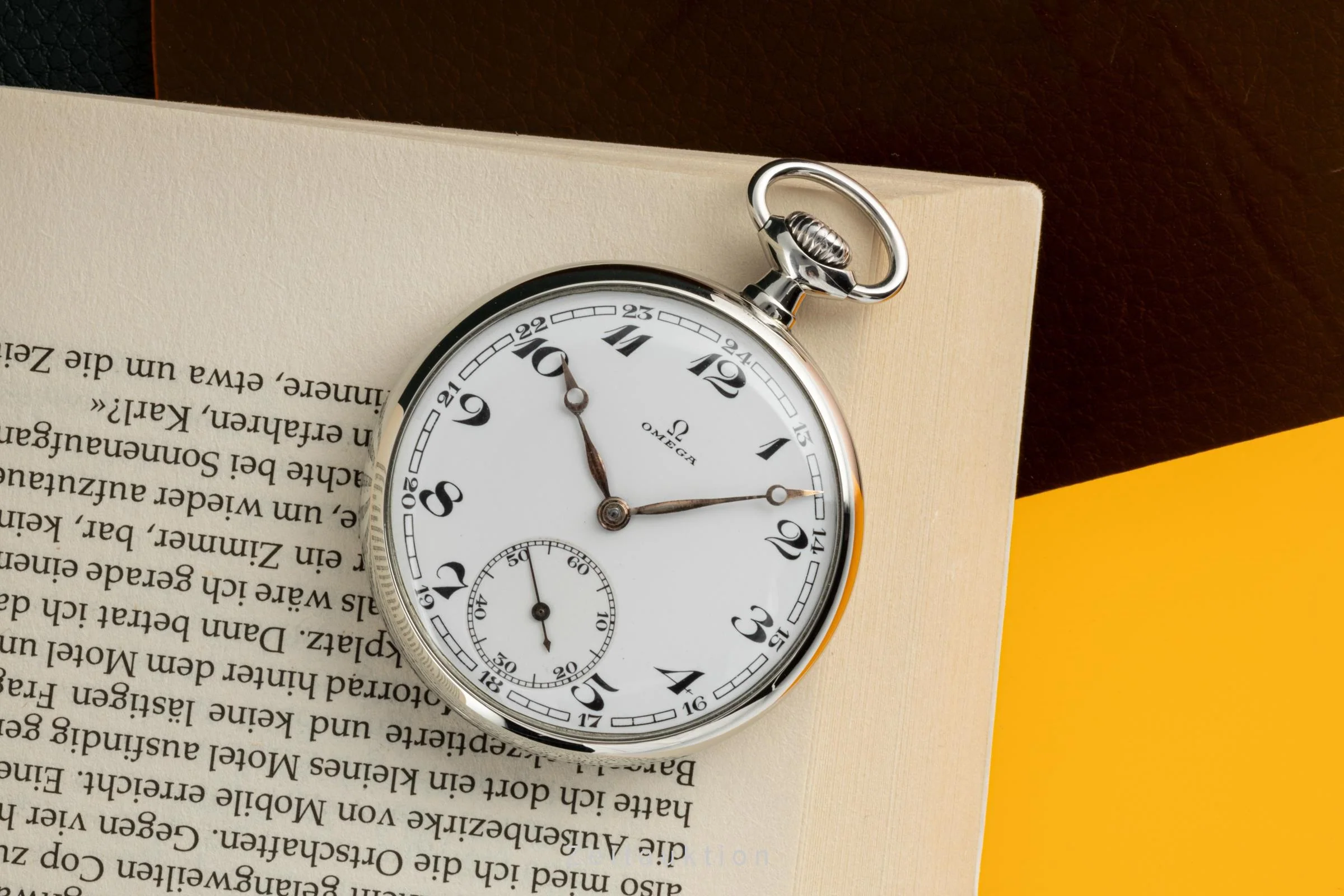 Omega Taschenuhr german silver manual winding pocket watch Vintage  [2205430] - Image 2