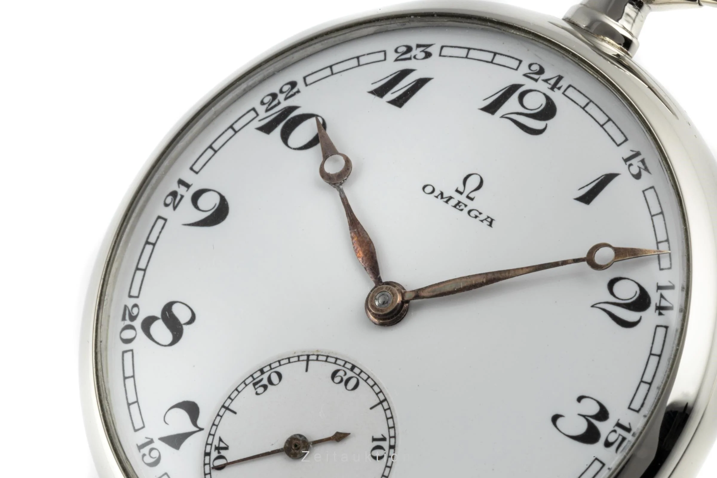 Omega Taschenuhr german silver manual winding pocket watch Vintage  [2205430] - Image 9