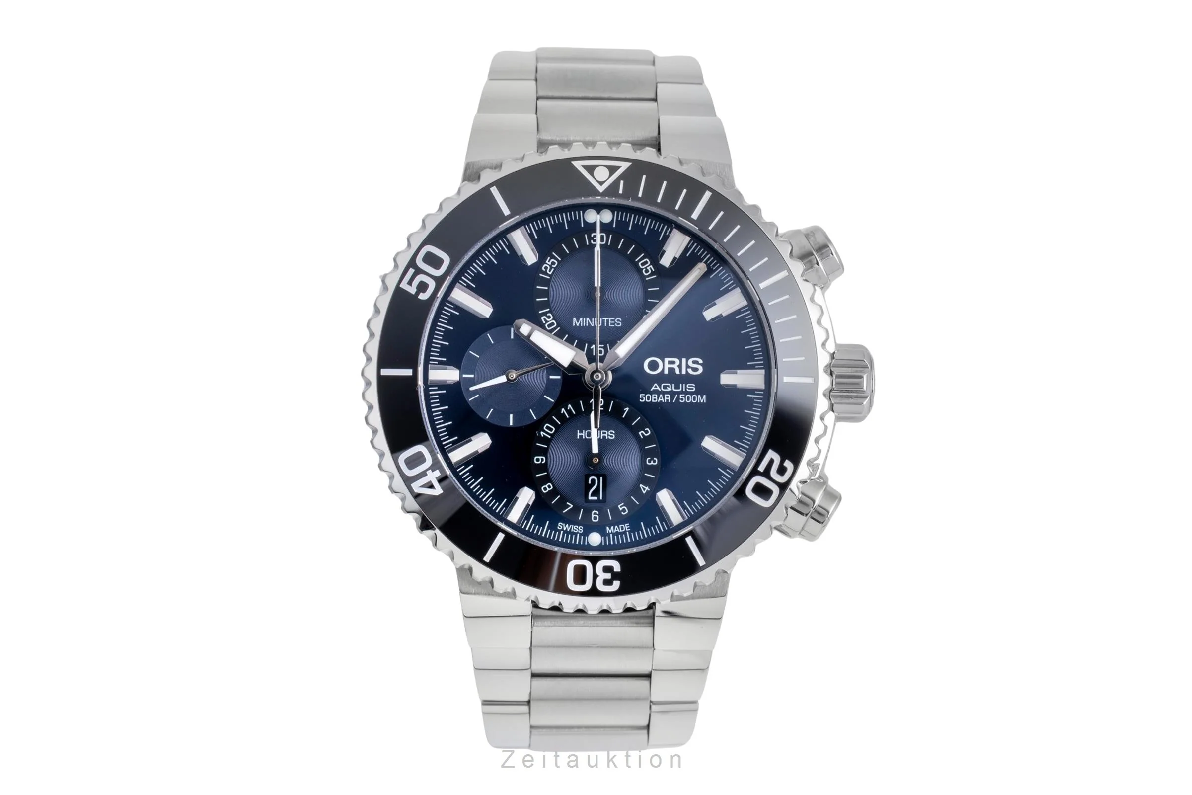 Oris Aquis Date chronograph steel automatic men's watch 01 774 7743 4155-07 8 24 05PEB LP: 3700EUR  [2507472] - Image 5