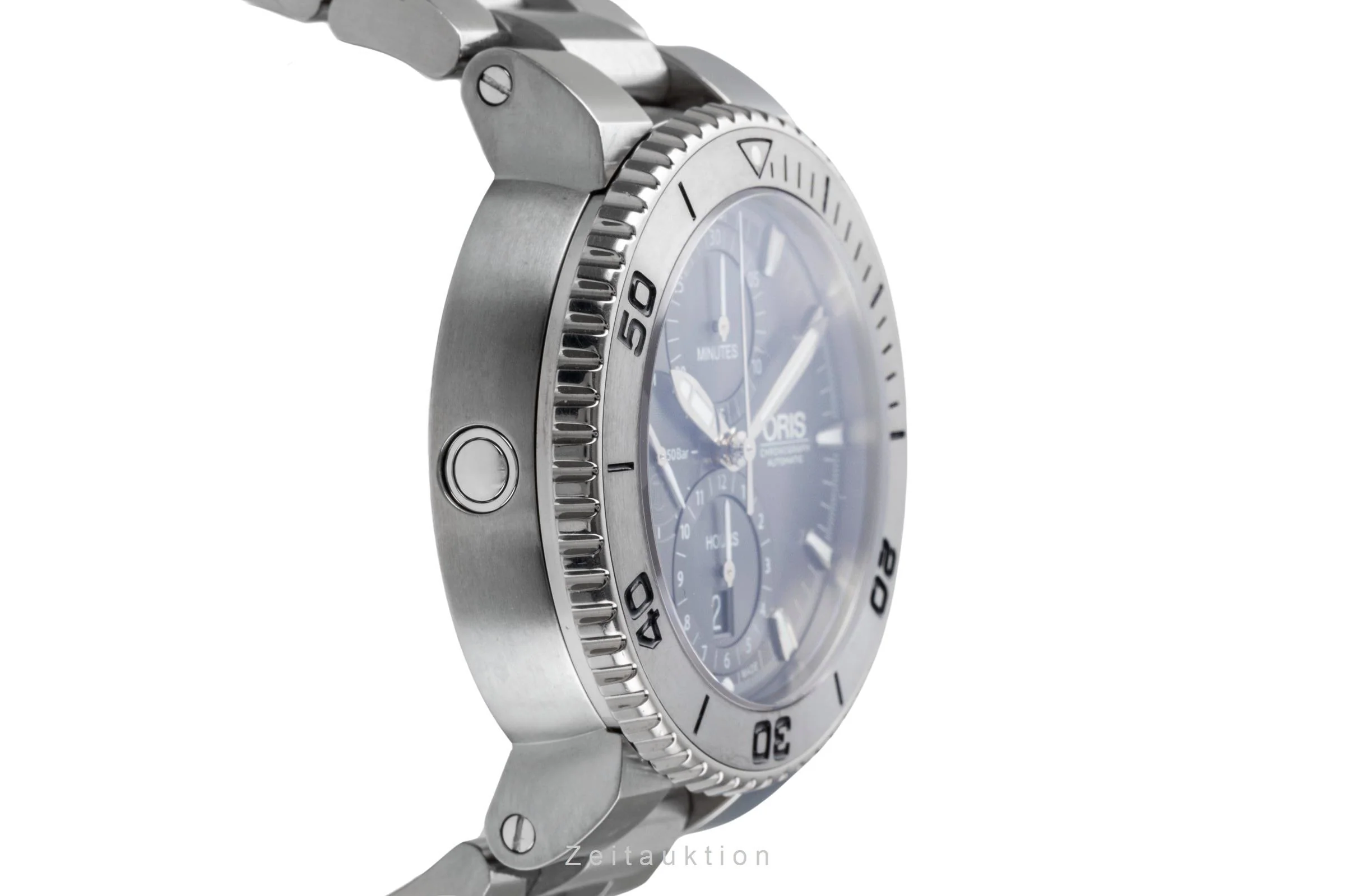 Oris Aquis Date chronograph titanium automatic men's watch 01 674 7655 7253-07 8 26 75PEB  [2505373] - Image 8