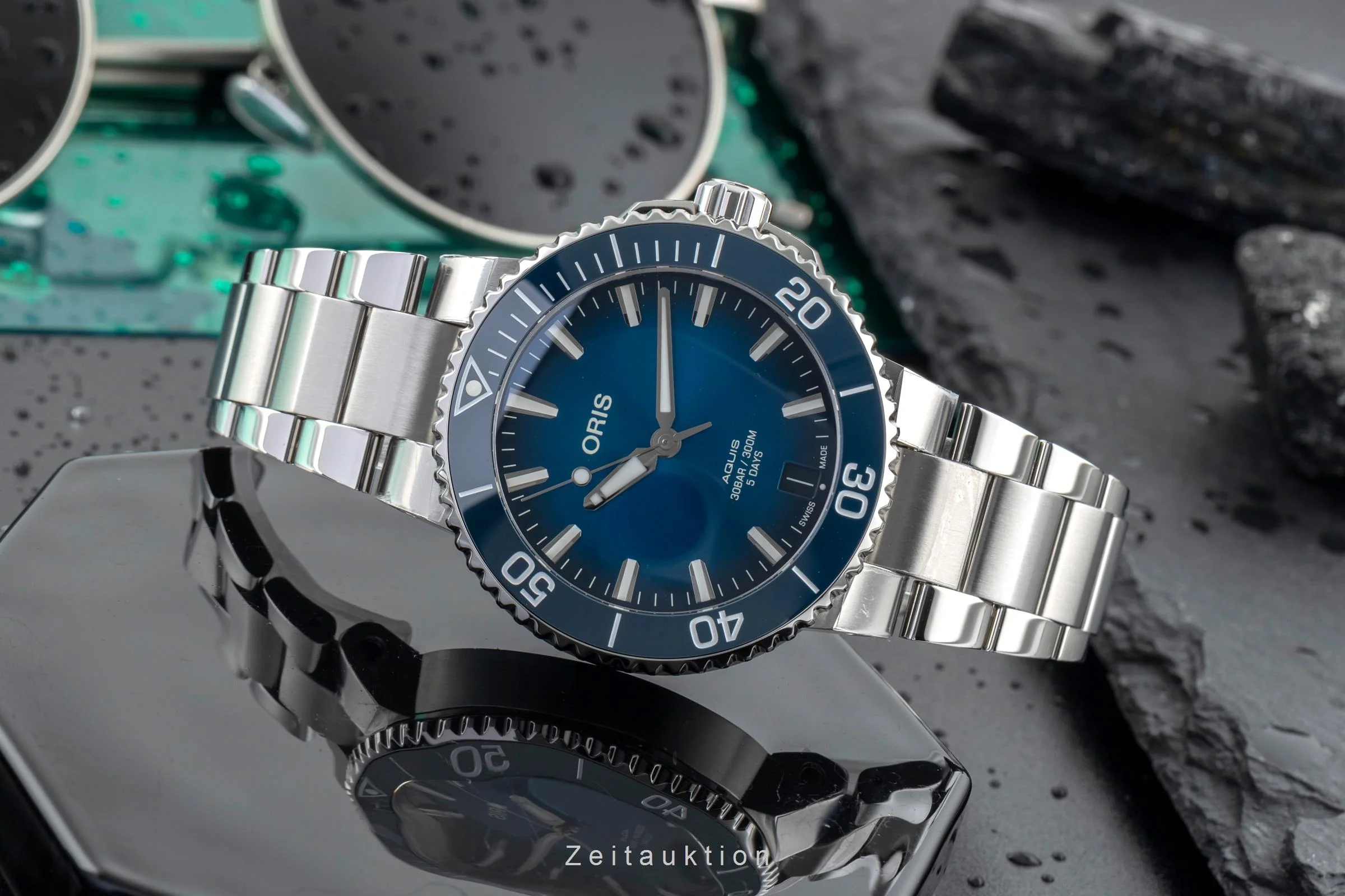 Oris Aquis Date steel automatic men's watch 01 400 7769 4135 LP: 3500EUR  [2502680] - Image 3