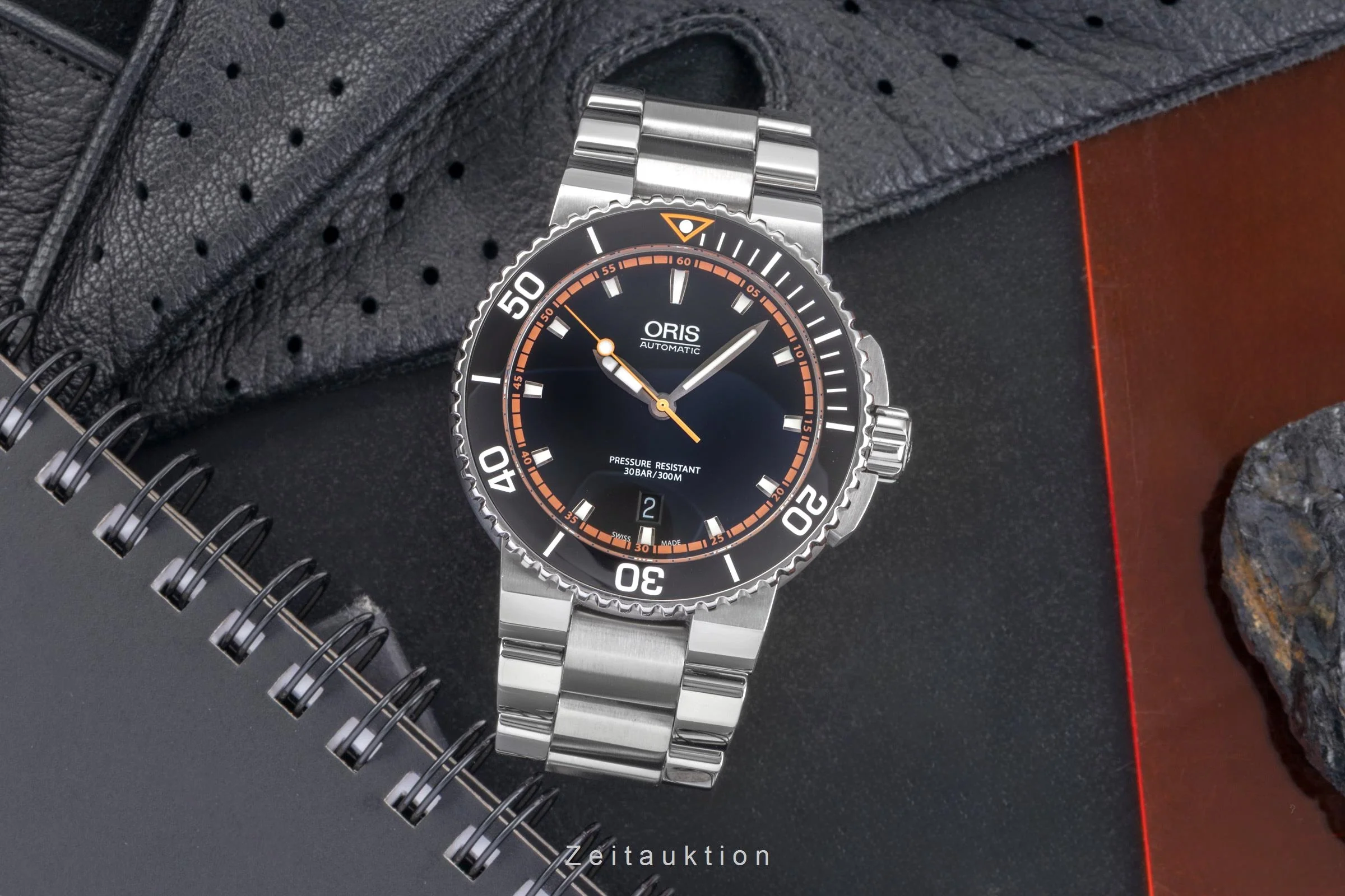 Oris Aquis Date steel automatic men's watch 01 733 7653 4128-07 8 26 01PEB  [2505105] - Image 4