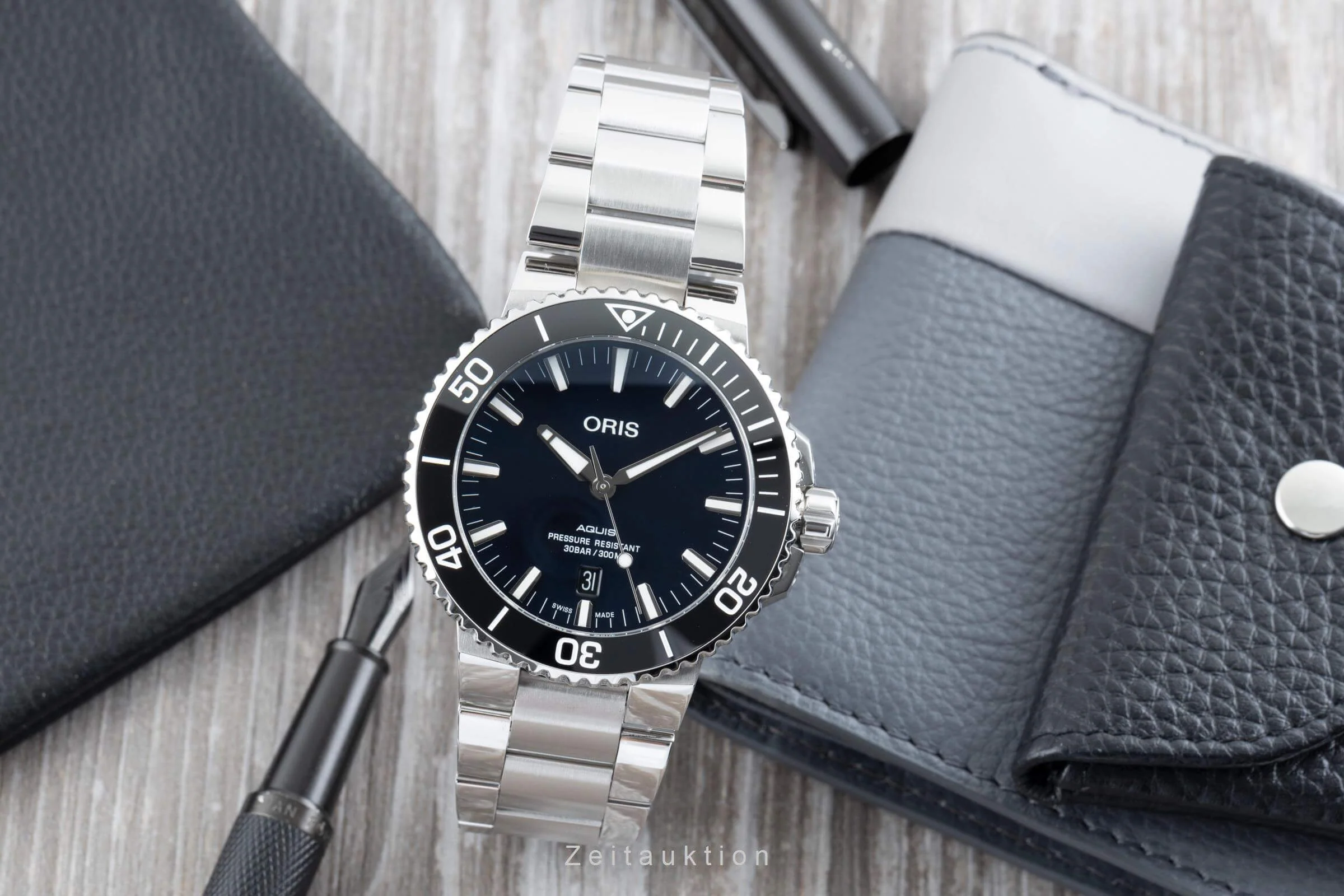 Oris Aquis Date steel automatic men's watch 01 733 7730 4135  [2501919] - Image 4