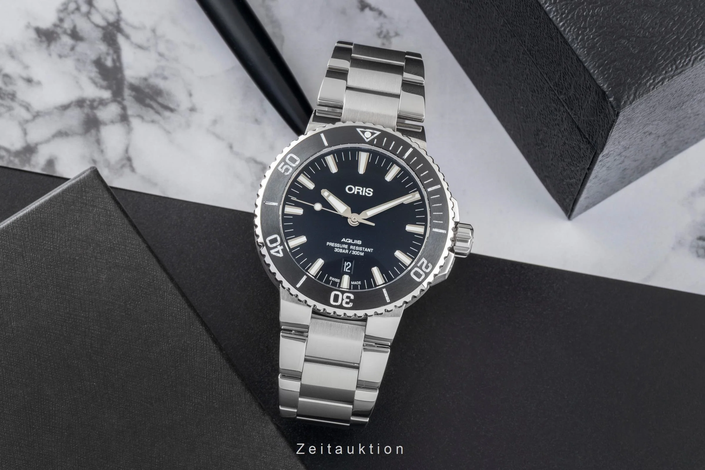 Oris Aquis Date steel automatic men's watch 01 733 7730 4154-07 8 24 05PEB LP: 2300EUR  [2507497] - Image 4