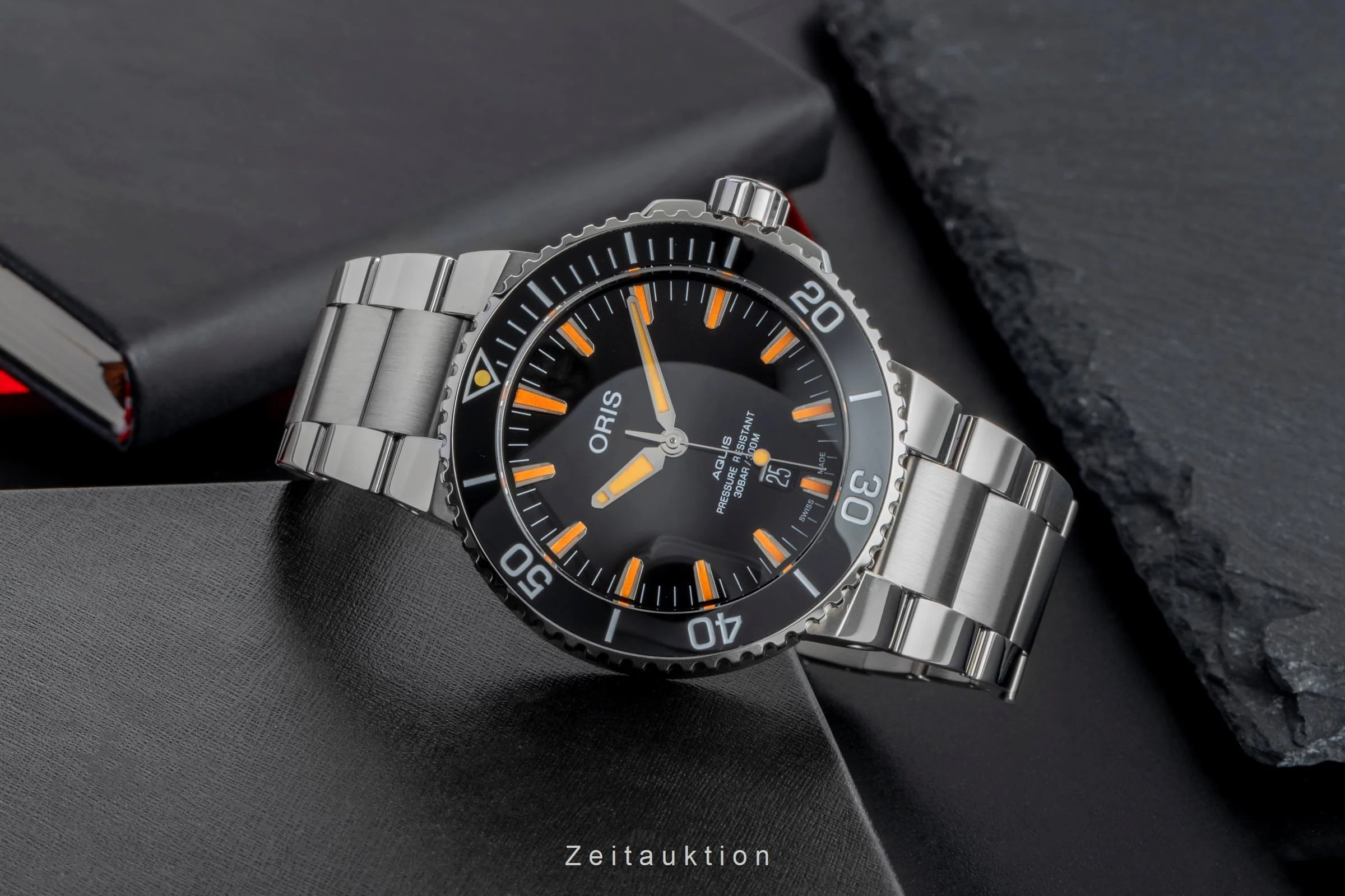 Oris Aquis Date steel automatic men's watch 01 733 7730 4159-07 8 24 05PEB  [2507257] - Image 3