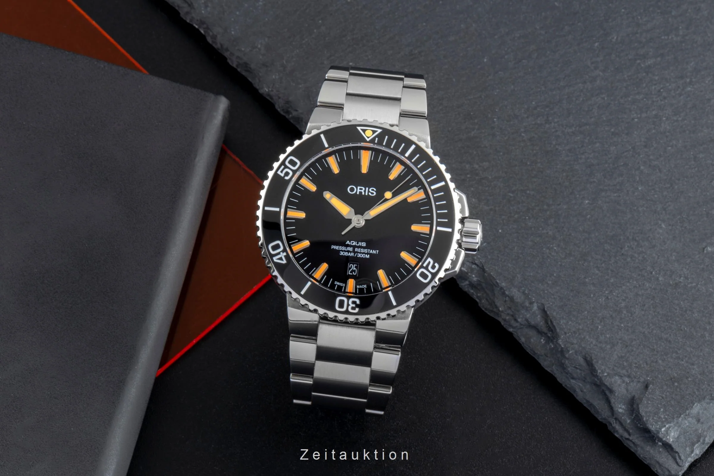 Oris Aquis Date steel automatic men's watch 01 733 7730 4159-07 8 24 05PEB  [2507257] - Image 4