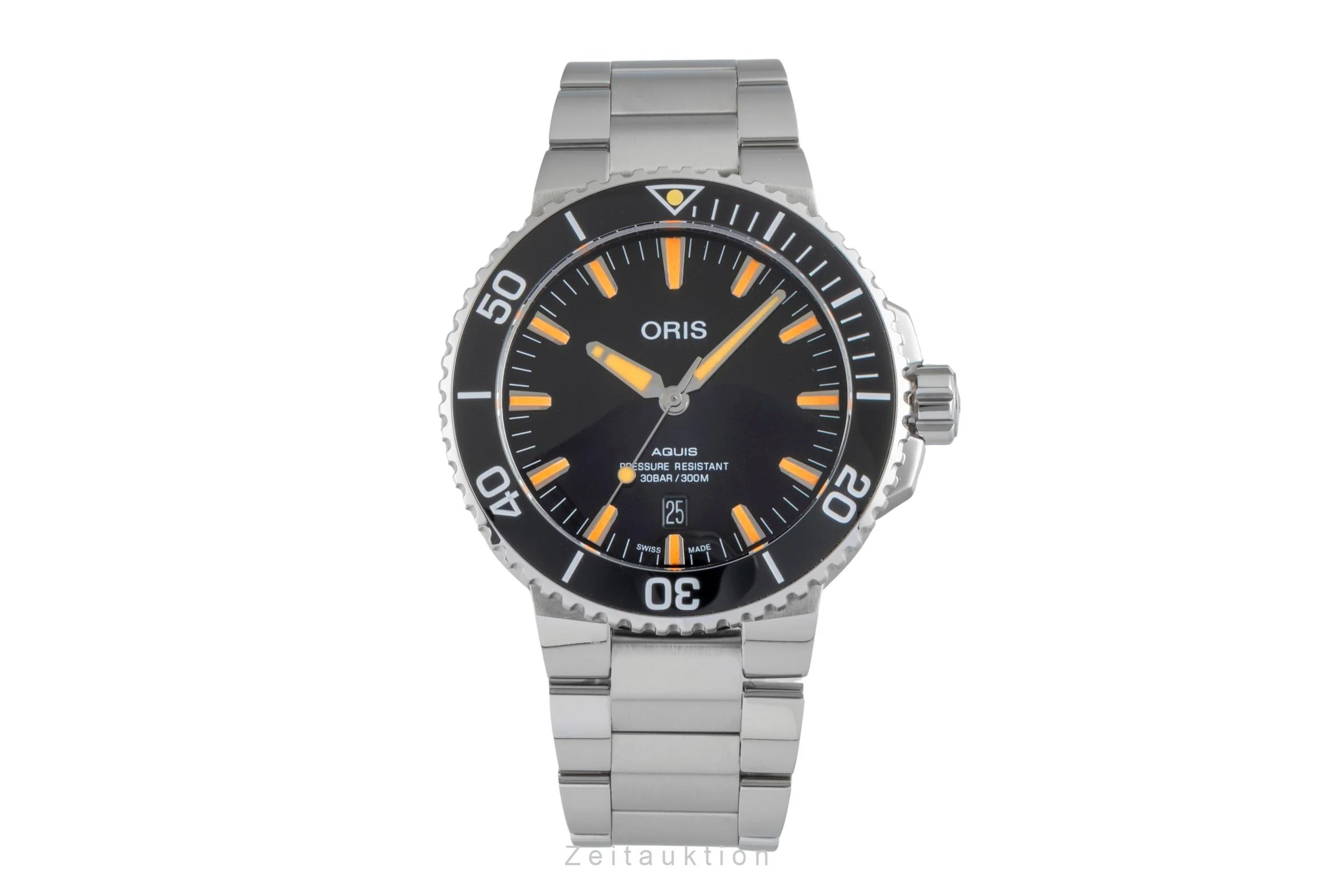 Oris Aquis Date steel automatic men's watch 01 733 7730 4159-07 8 24 05PEB  [2507257] - Image 5