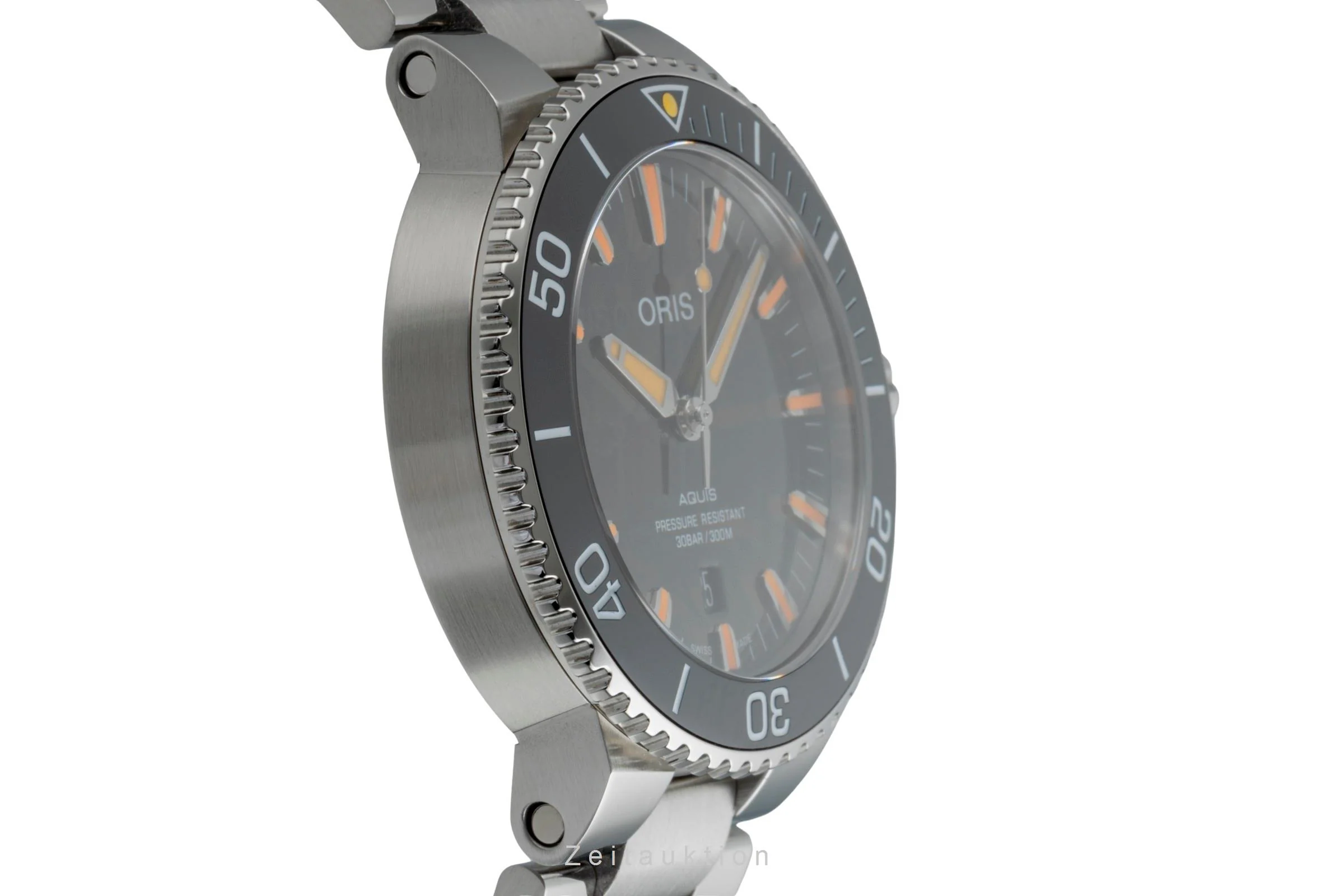 Oris Aquis Date steel automatic men's watch 01 733 7730 4159-07 8 24 05PEB  [2507257] - Image 8