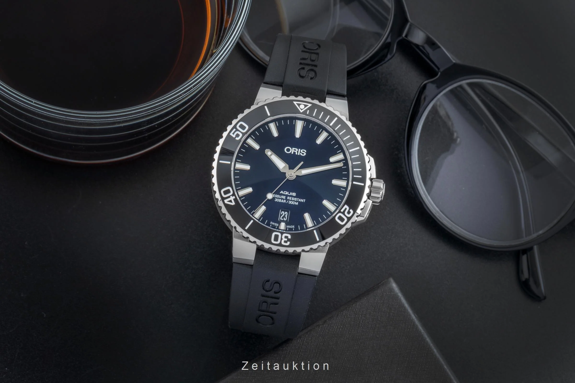 Oris Aquis Date steel automatic men's watch 01 733 7732 4135	  [2506850] - Image 4