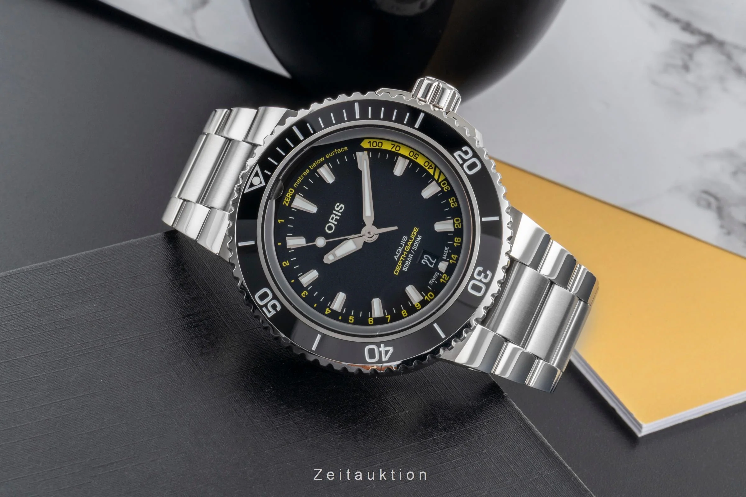 Oris Aquis Date steel automatic men's watch 01 733 7755 4154-Set MB LP: 4100EUR  [2600634] - Image 3