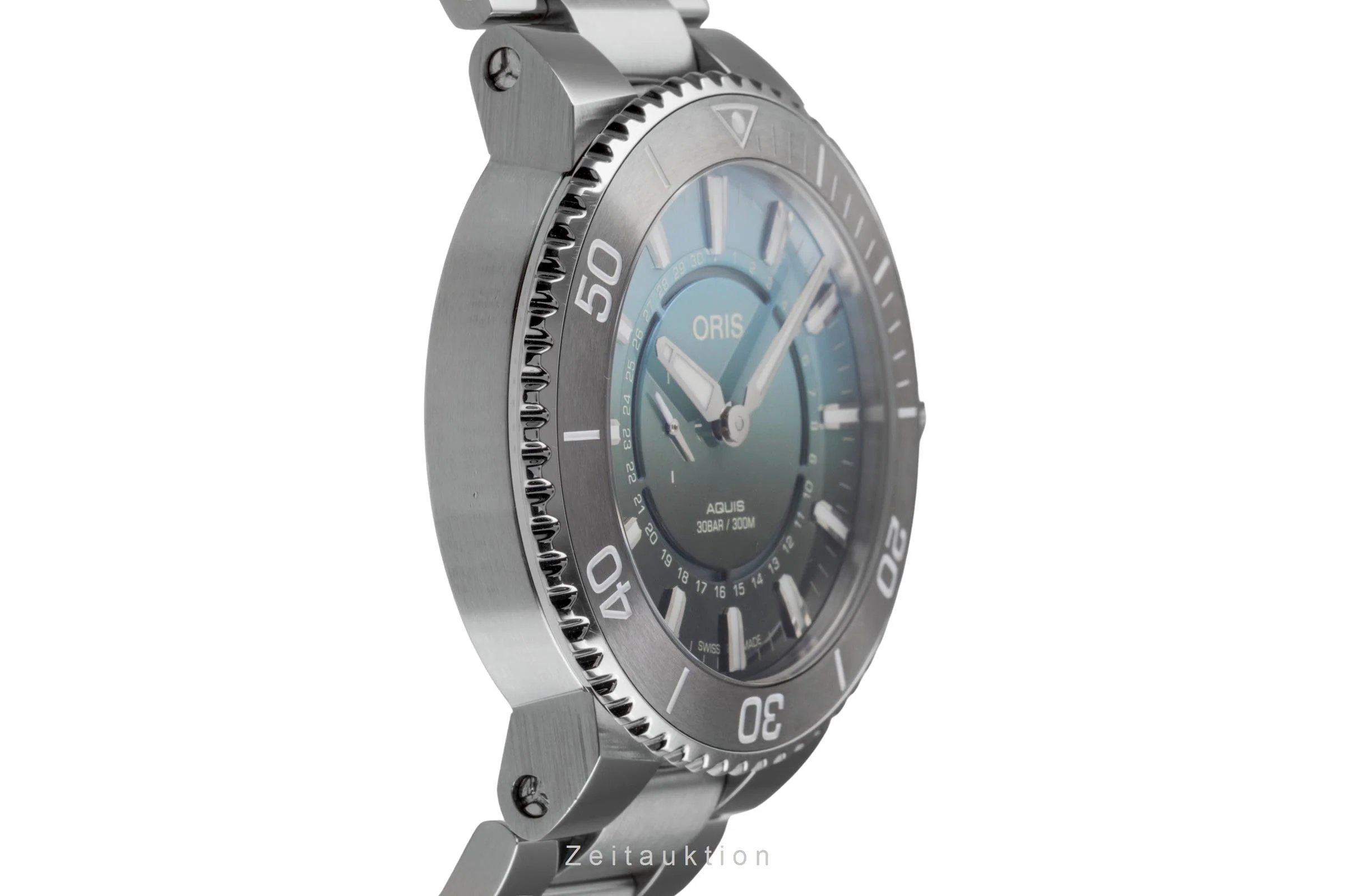 Oris Aquis Date steel automatic men's watch 01 743 7734 4197 LP: 2900EUR Limited  [2505217] - Image 8