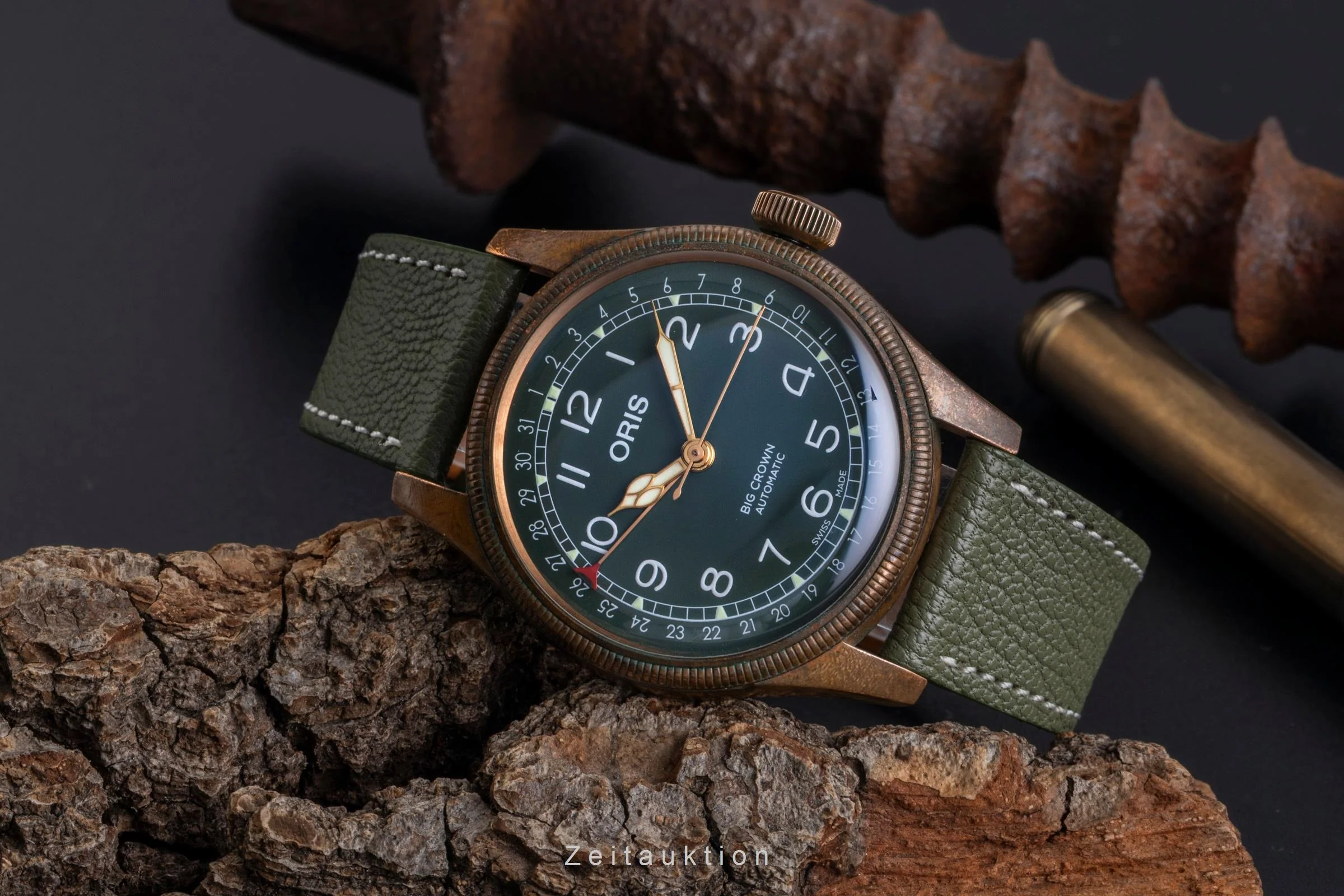 Oris Big Crown bronze automatic men's watch 01 754 7741 3167-07 5 20 58BR  [2507473] - Image 3