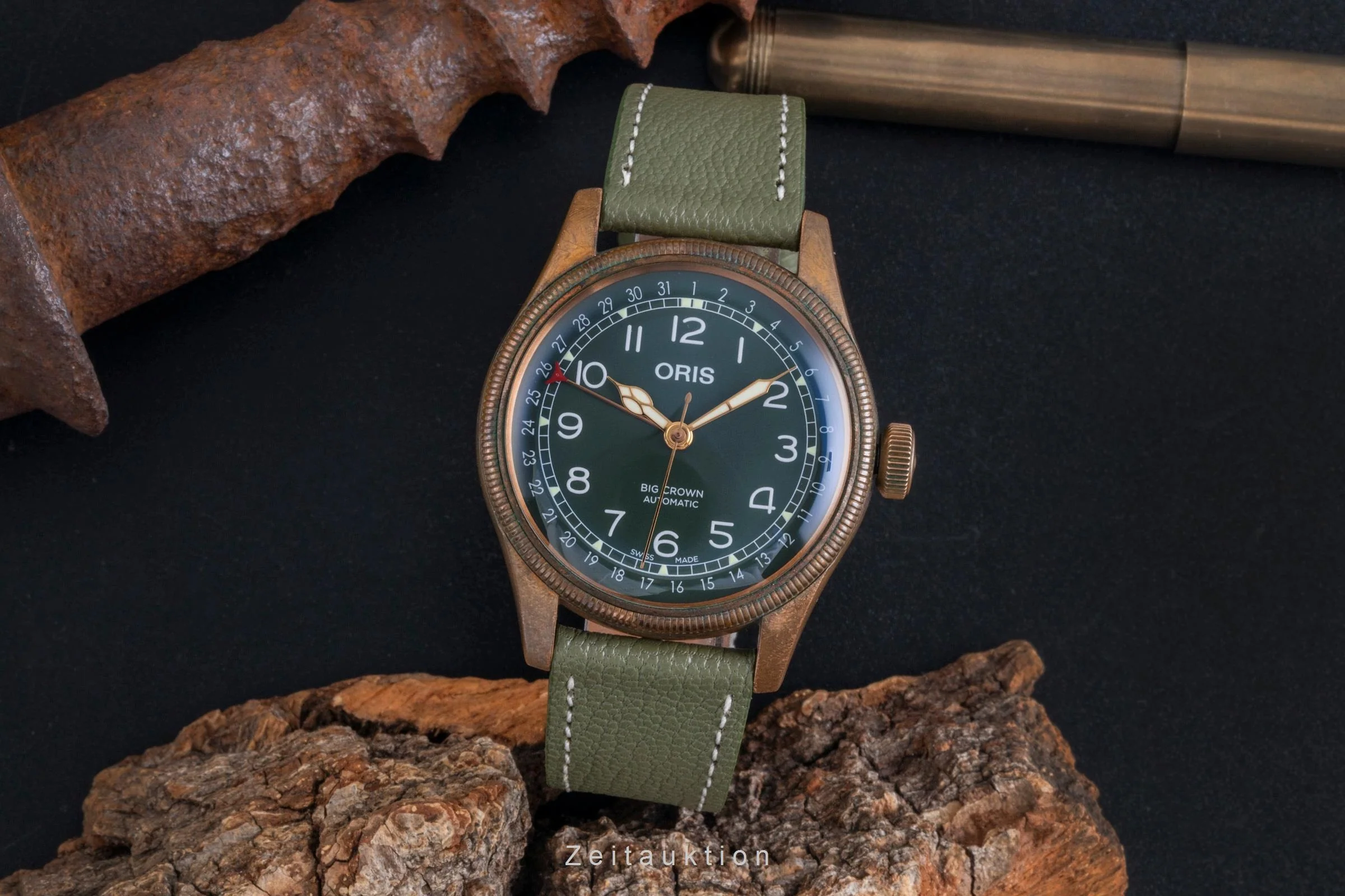 Oris Big Crown bronze automatic men's watch 01 754 7741 3167-07 5 20 58BR  [2507473] - Image 4