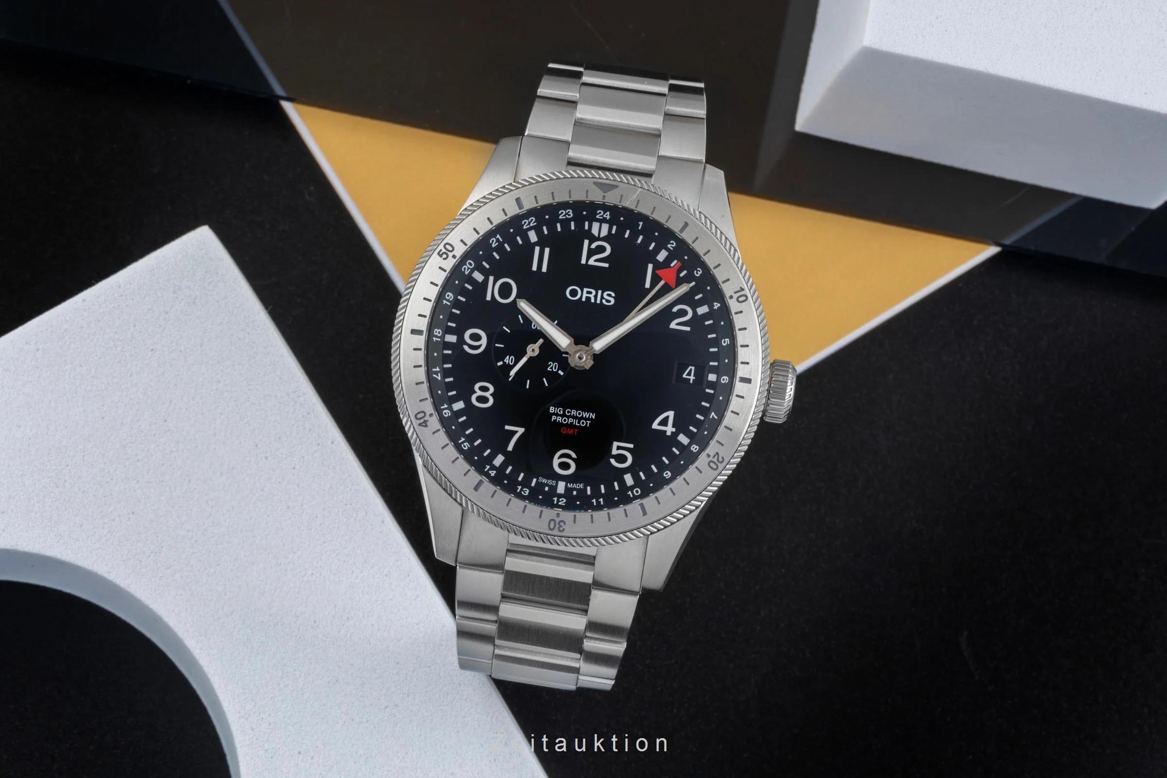 Oris Big Crown Pro Pilot steel automatic men's watch 01 748 7756 4064	  [2506975] - Image 4