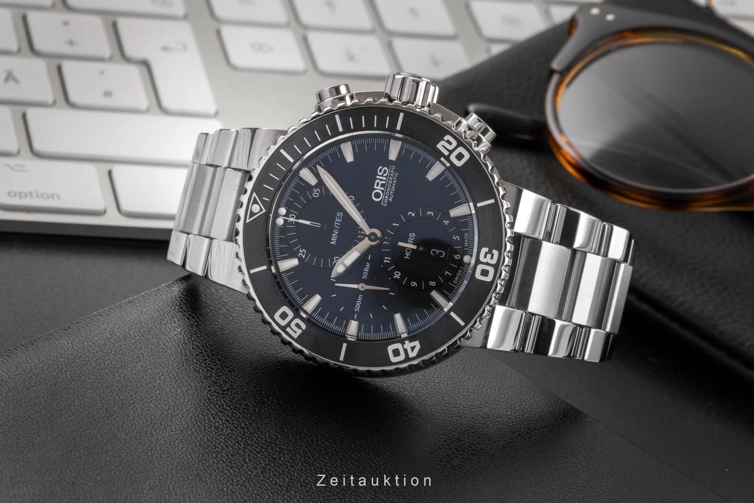 Oris Chronograph chronograph steel automatic men's watch 01 774 7655 4154-07 4 26 34EB  [2503030] - Image 3