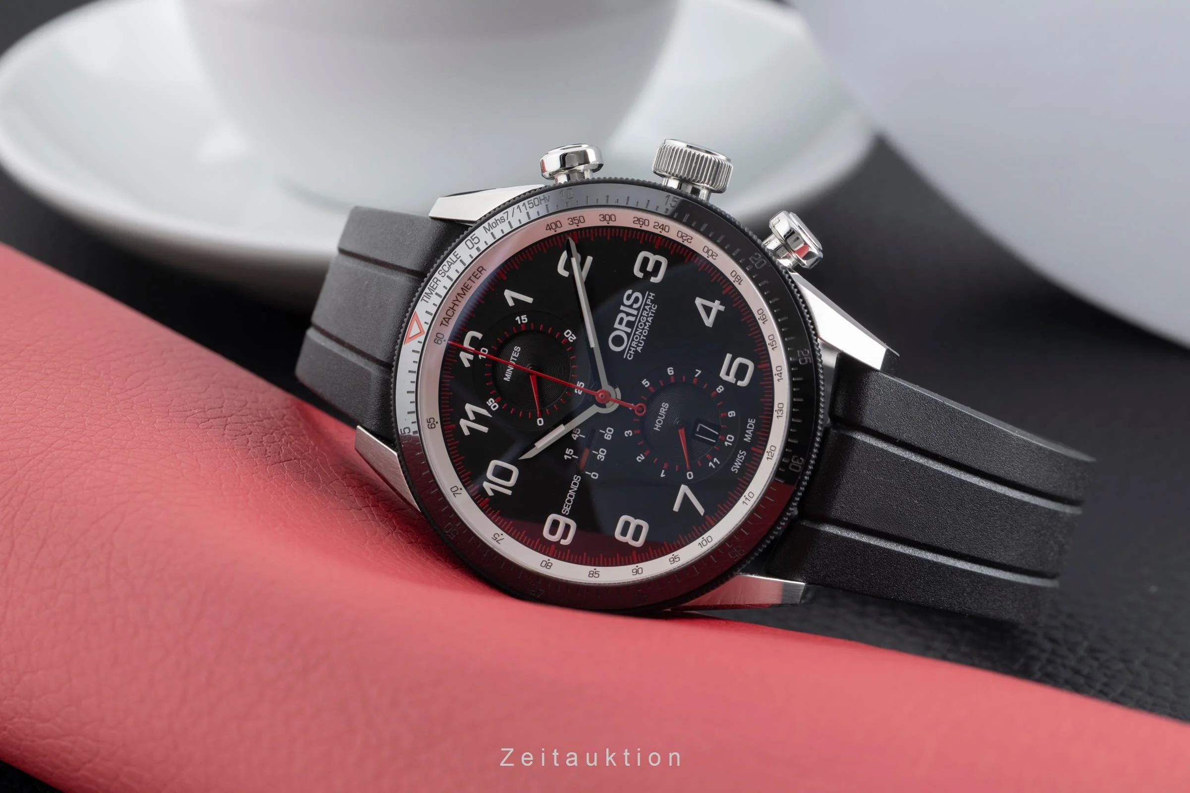 Oris Chronograph chronograph steel automatic men's watch 01 774 7661 4484-Set Limited  [2503029] - Image 3
