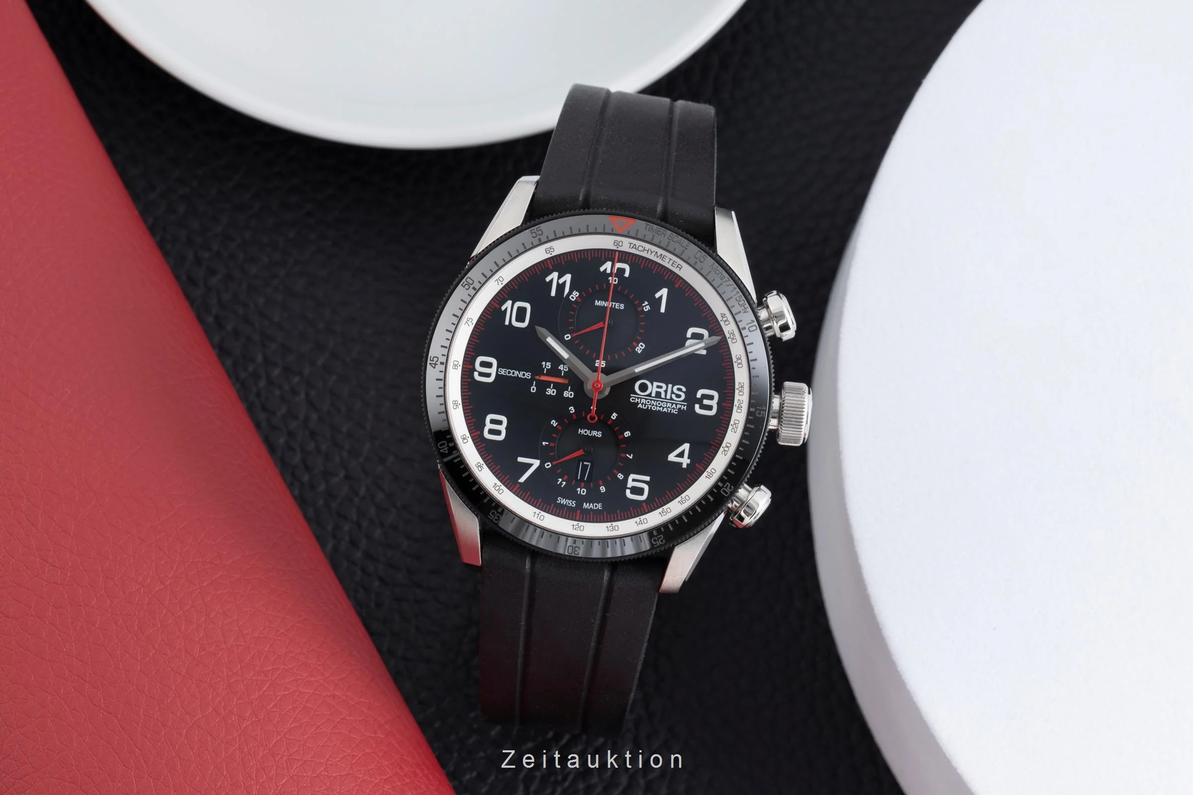 Oris Chronograph chronograph steel automatic men's watch 01 774 7661 4484-Set Limited  [2503029] - Image 4