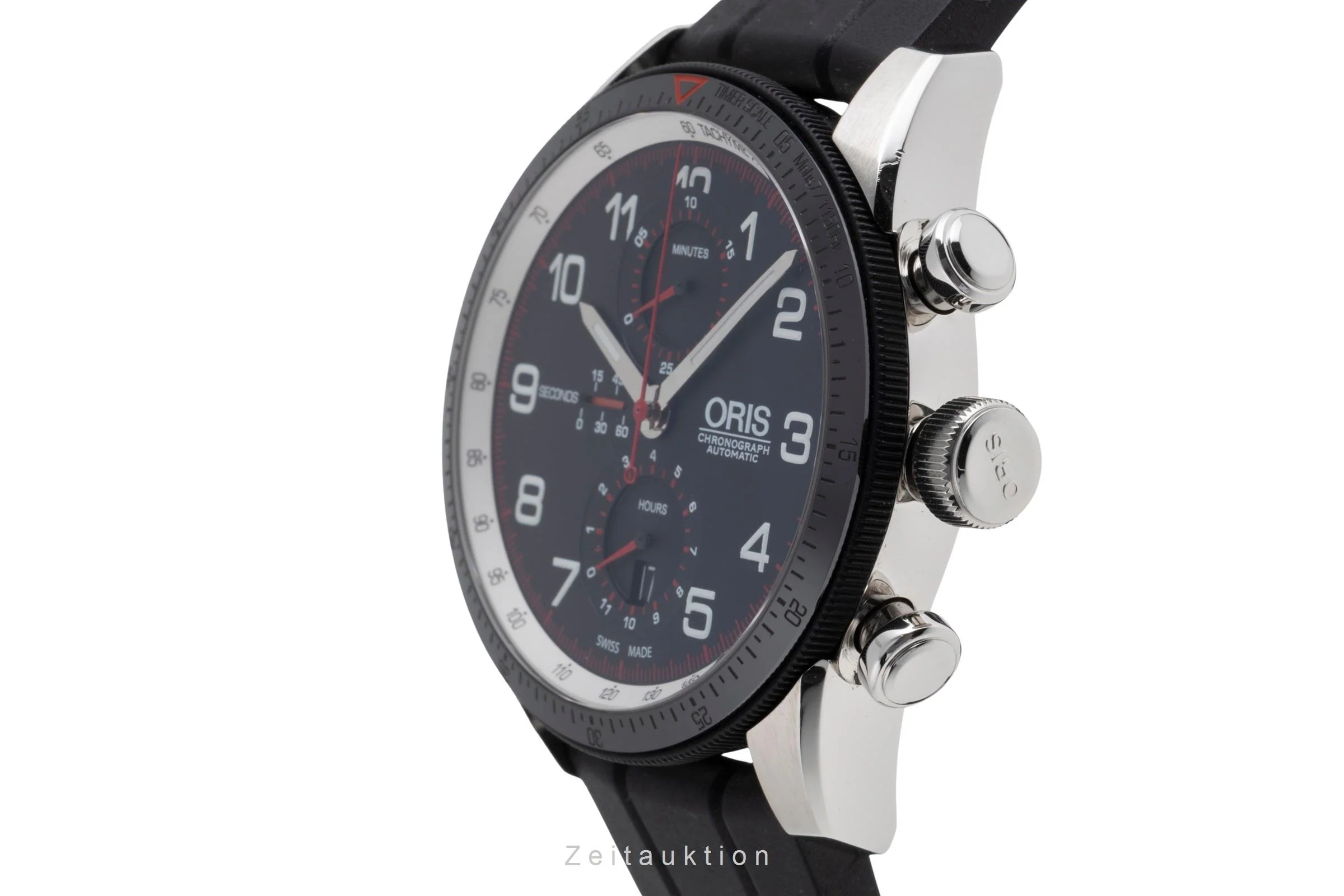 Oris Chronograph chronograph steel automatic men's watch 01 774 7661 4484-Set Limited  [2503029] - Image 7