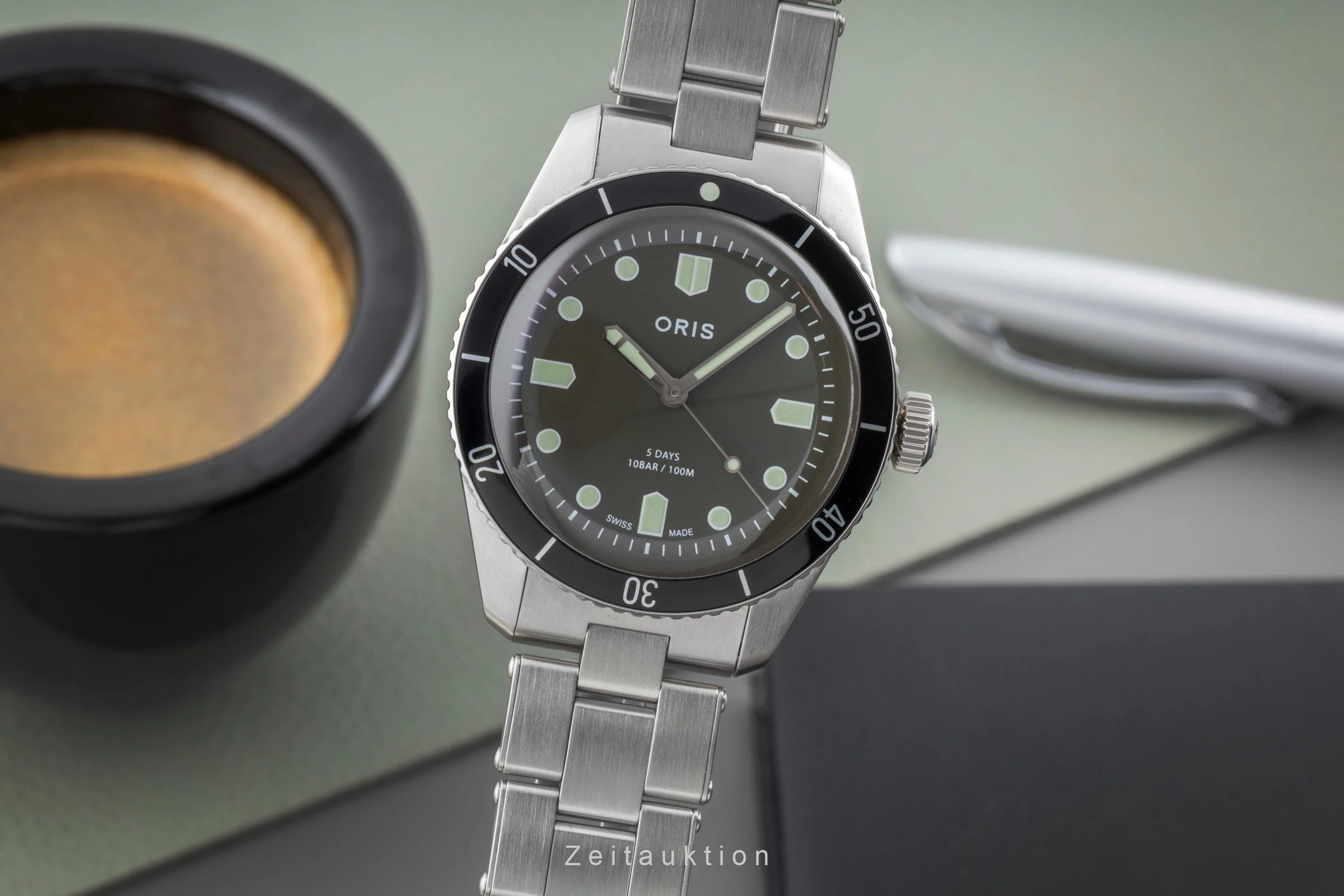 Oris Divers Sixty-Five steel automatic men's watch 01 400 7774 4087	 LP: 3500EUR Limited  [2505599] - Image 2