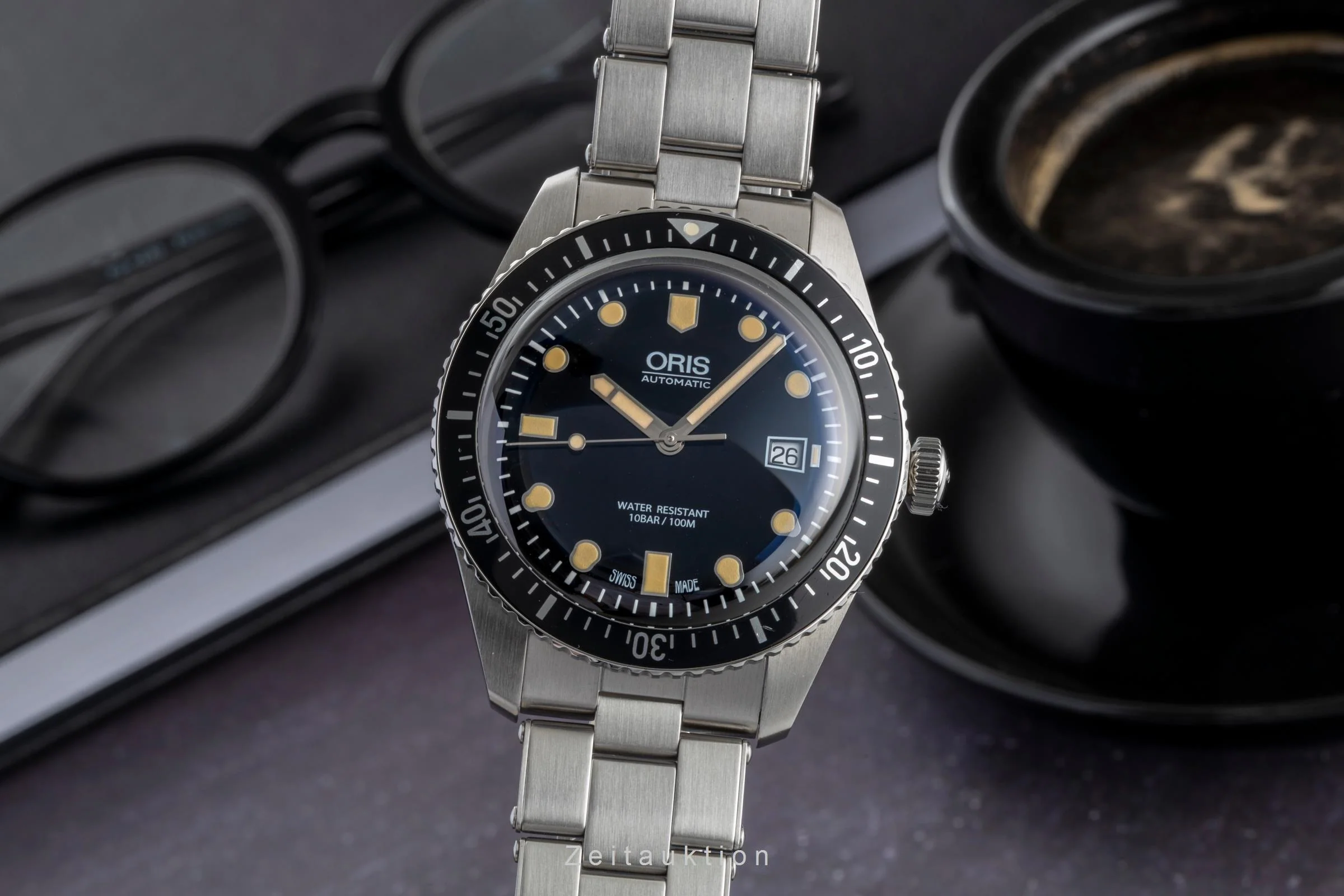 Oris Divers Sixty-Five steel automatic men's watch 01 733 7720 4054-07 4 21 18  [2601037] - Image 2