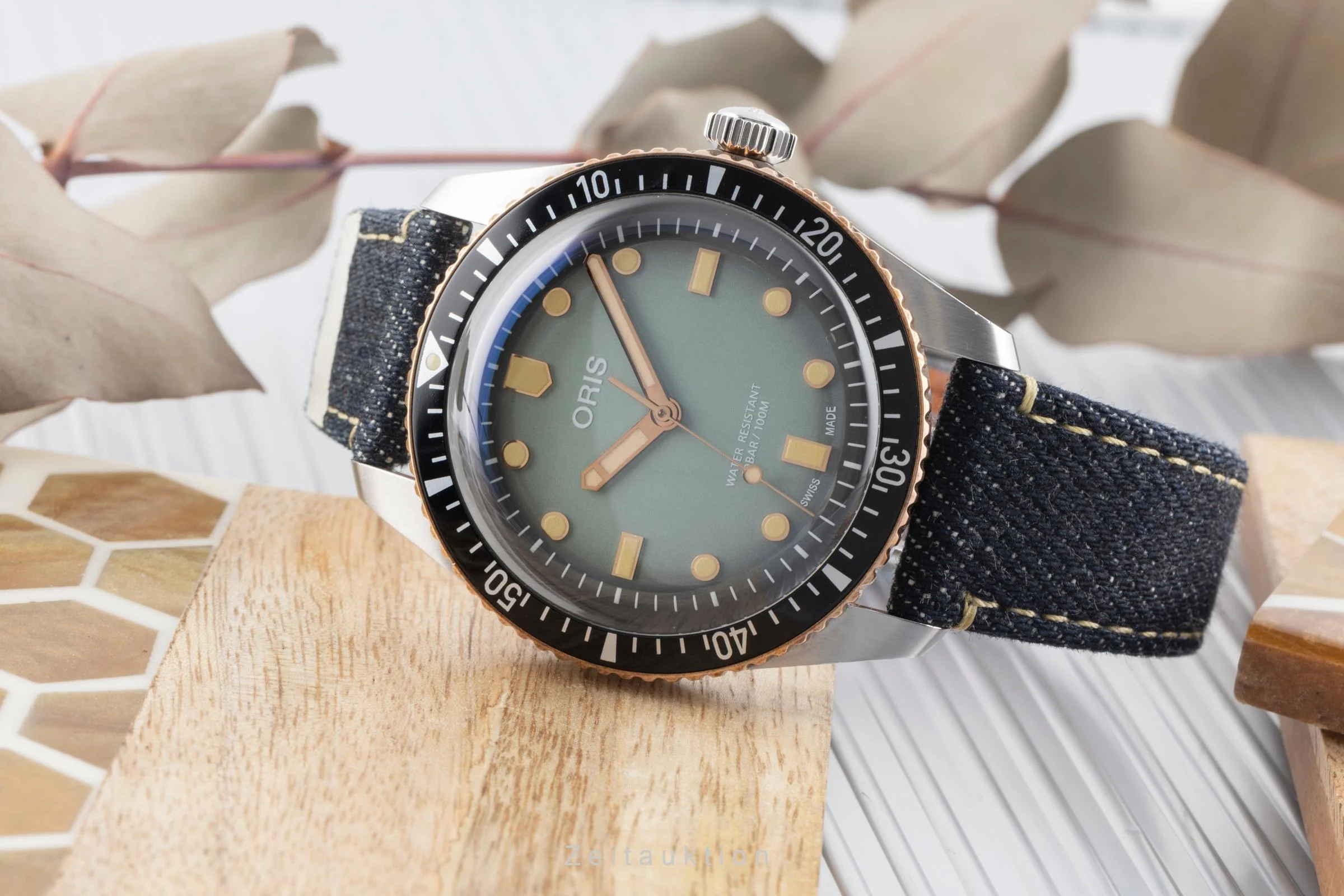 Oris Divers Sixty-Five steel / bronze automatic men's watch 01 733 7707 4337  [2504920] - Image 3