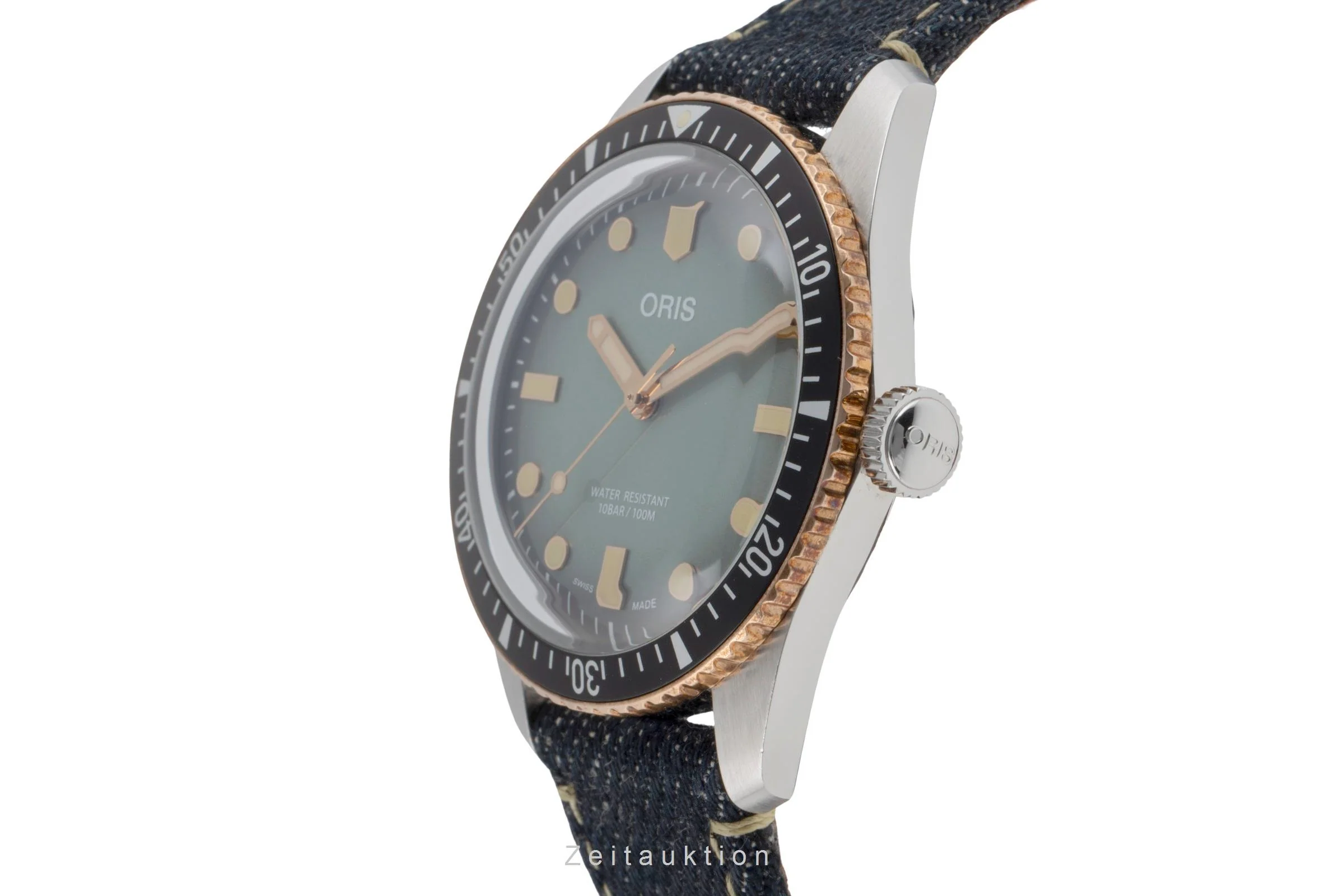 Oris Divers Sixty-Five steel / bronze automatic men's watch 01 733 7707 4337  [2504920] - Image 7