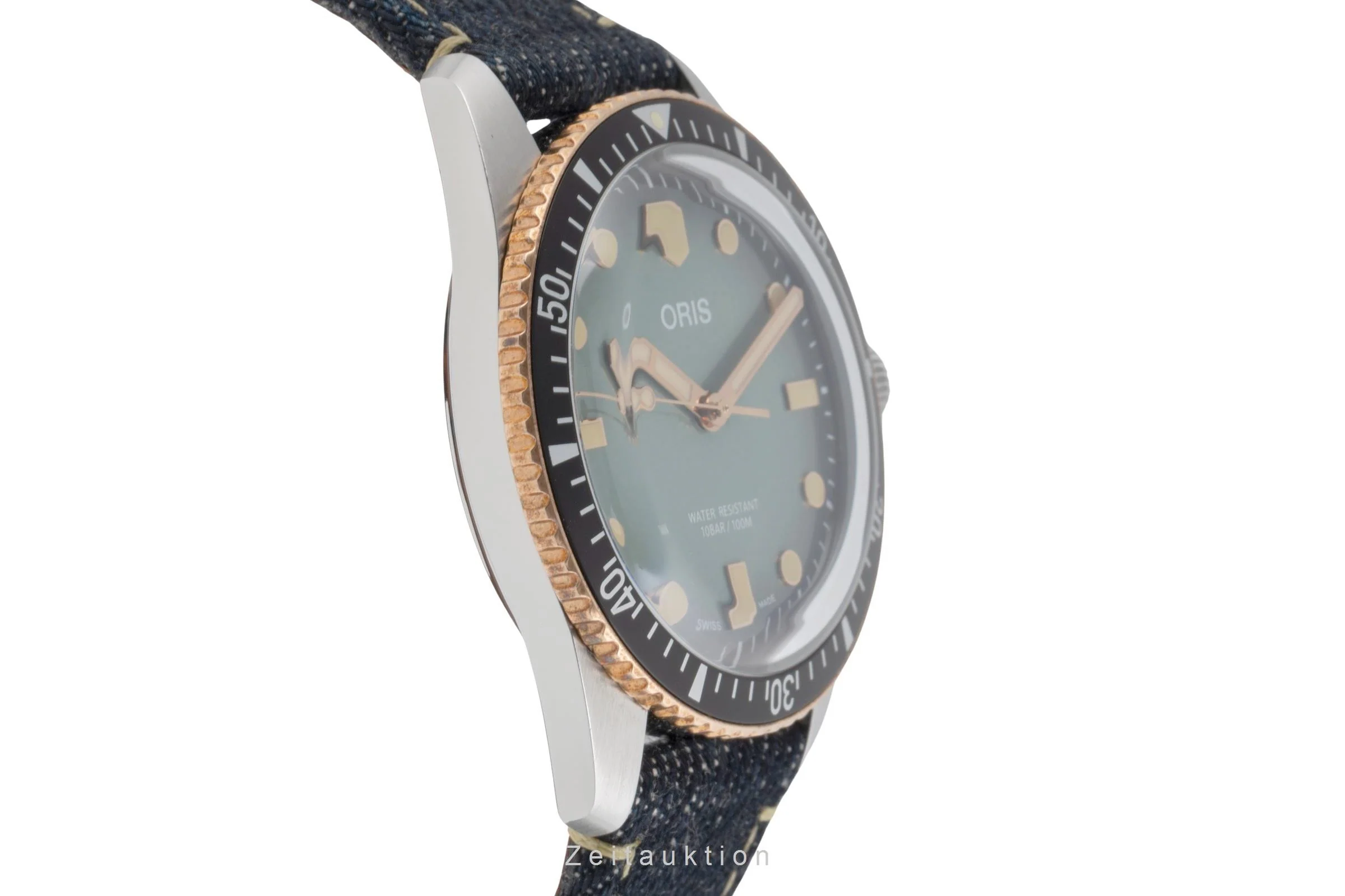 Oris Divers Sixty-Five steel / bronze automatic men's watch 01 733 7707 4337  [2504920] - Image 8