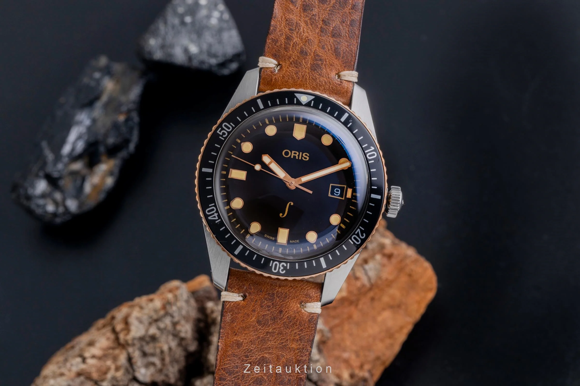 Oris Divers Sixty-Five steel / bronze automatic men's watch 01 733 7720 4388-Set LS Limited  [2507443] - Image 2