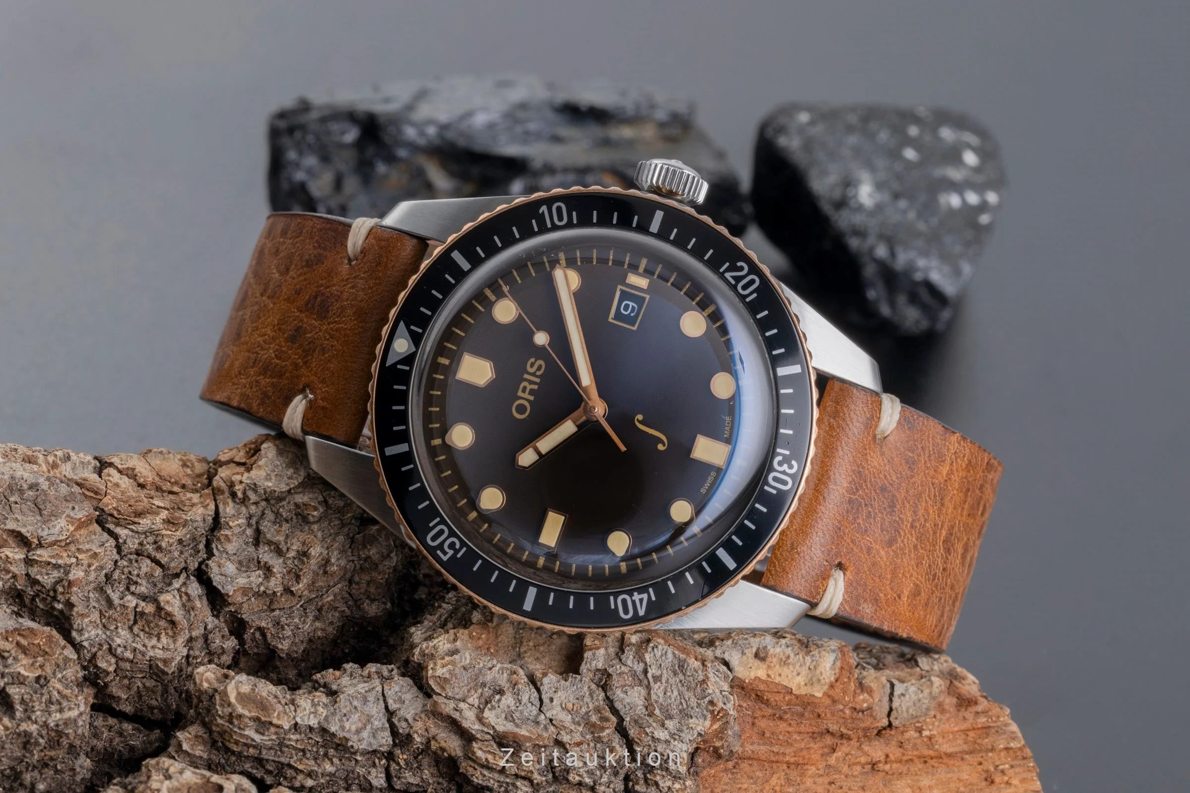 Oris Divers Sixty-Five steel / bronze automatic men's watch 01 733 7720 4388-Set LS Limited  [2507443] - Image 3