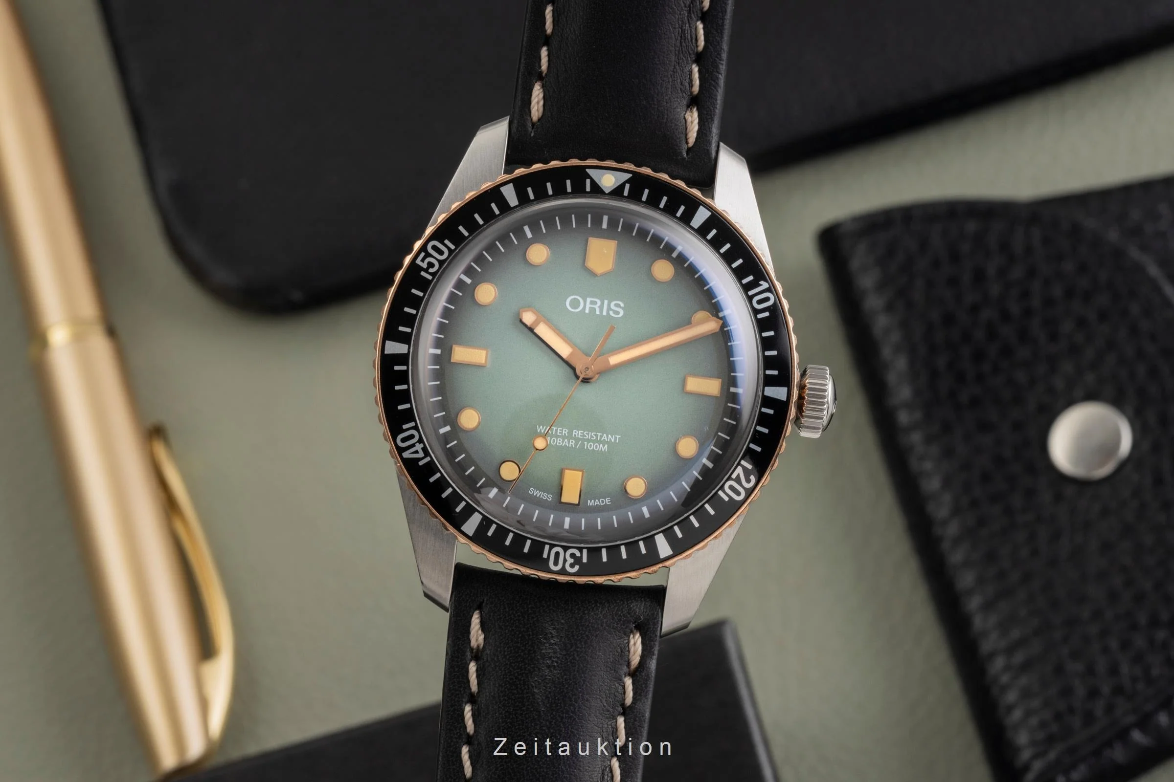 Oris Divers steel / bronze automatic men's watch 01 733 7707 4337 LP: 2450EUR  [2504460] - Image 2