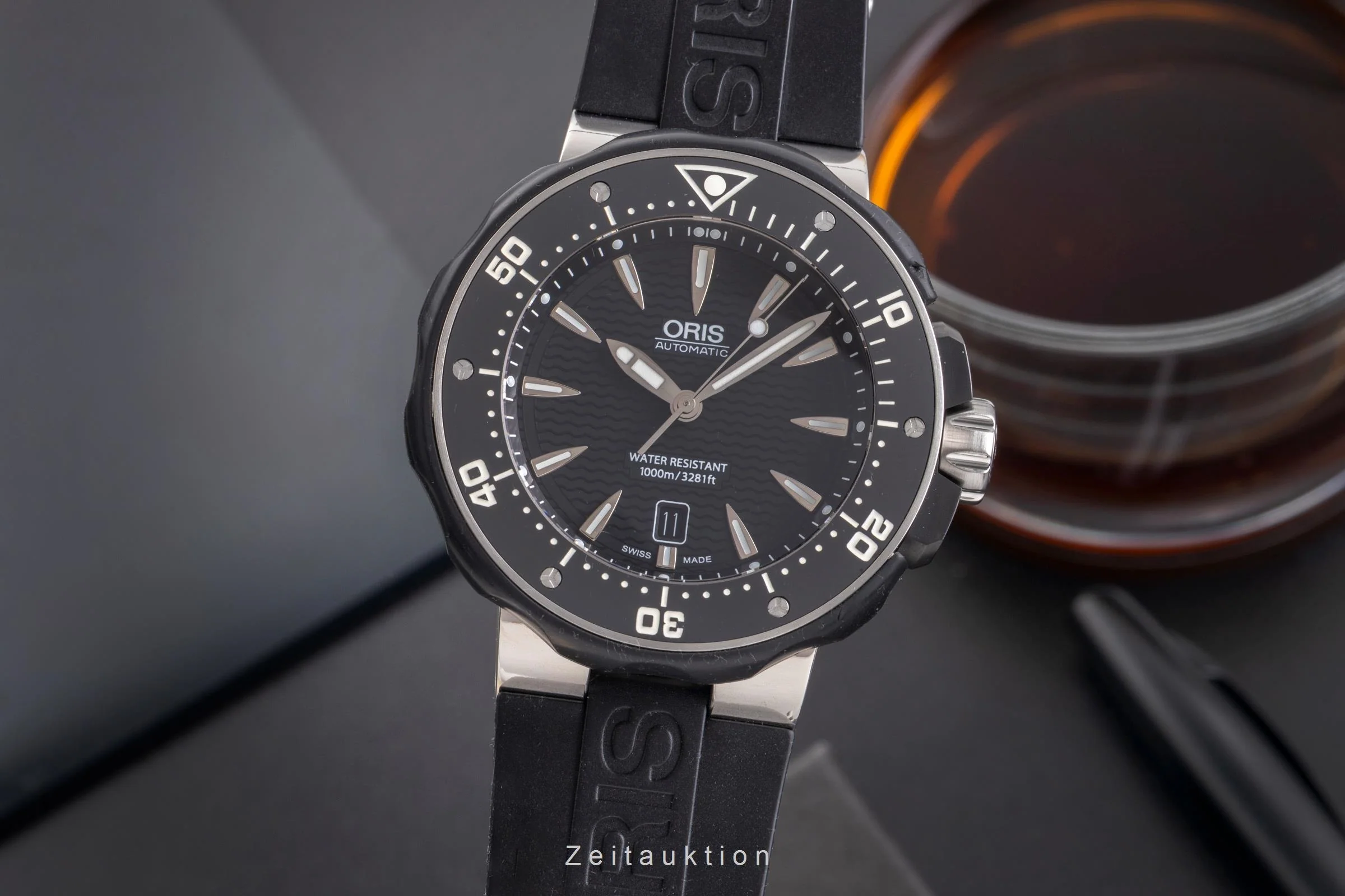 Oris Pro Divers titanium automatic men's watch 01 733 7646 7154-07 4 26 04TEB  [2504881] - Image 2