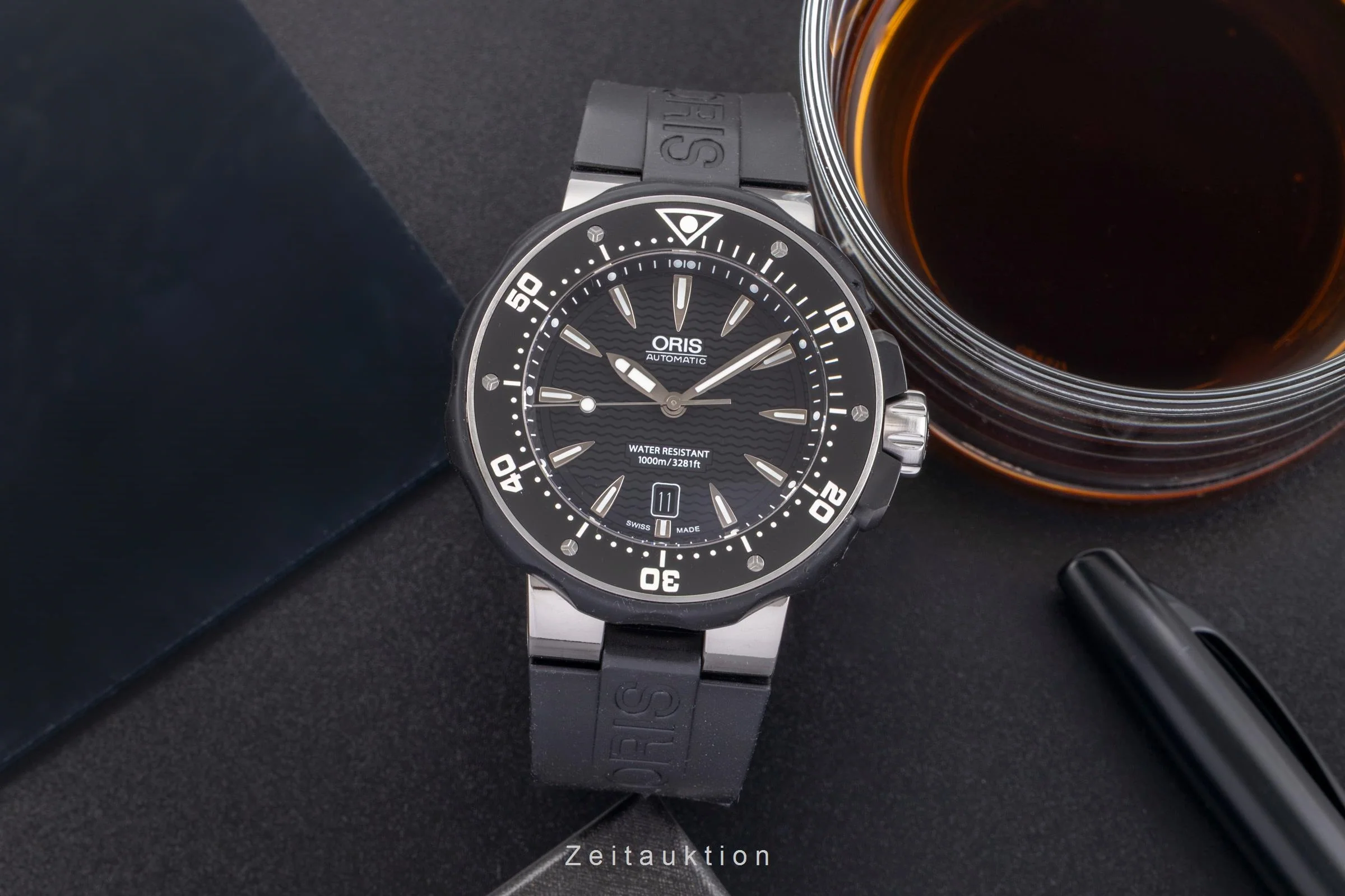 Oris Pro Divers titanium automatic men's watch 01 733 7646 7154-07 4 26 04TEB  [2504881] - Image 4