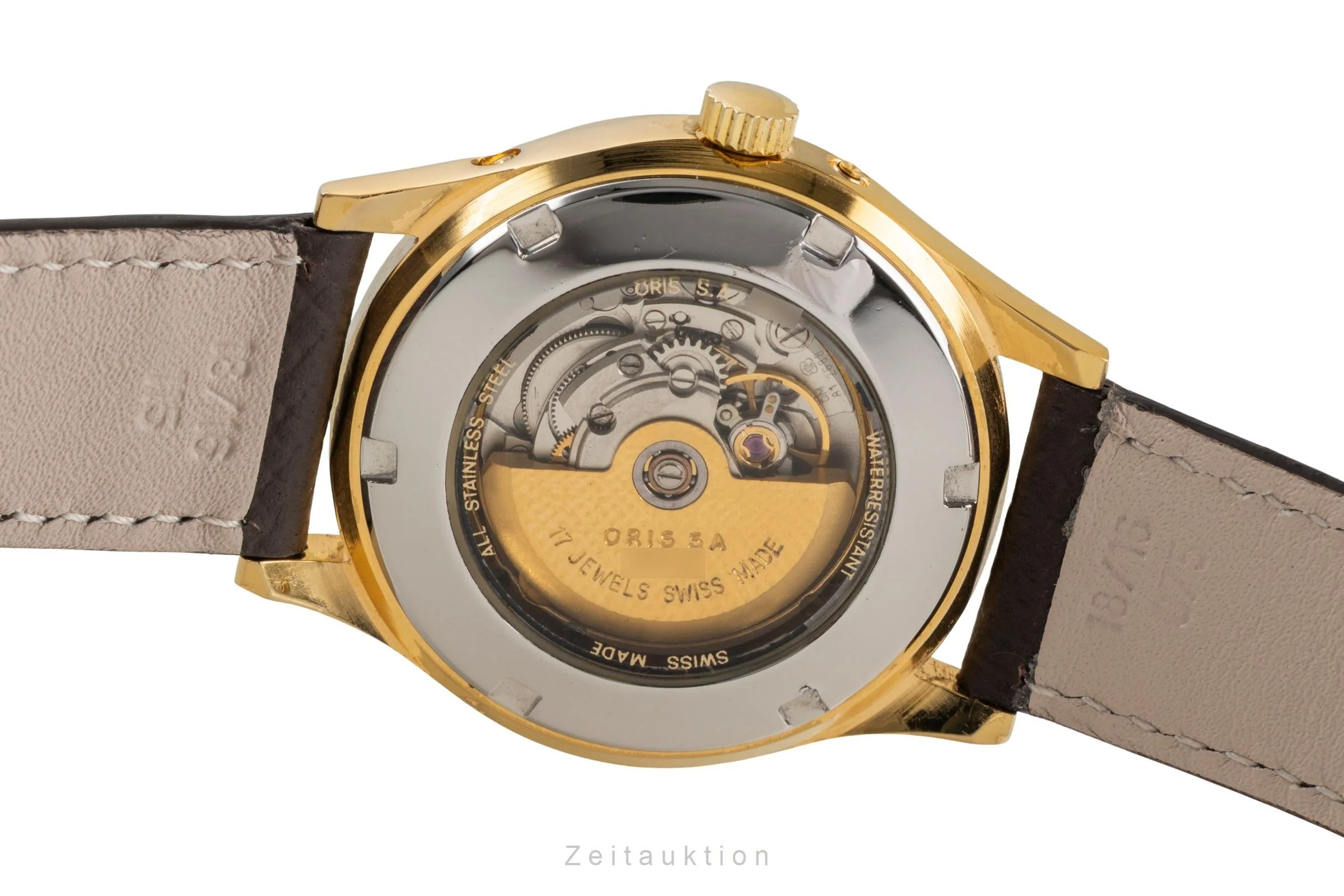 Oris silver-gilt automatic men's watch 7433  [2403135] - Image 11