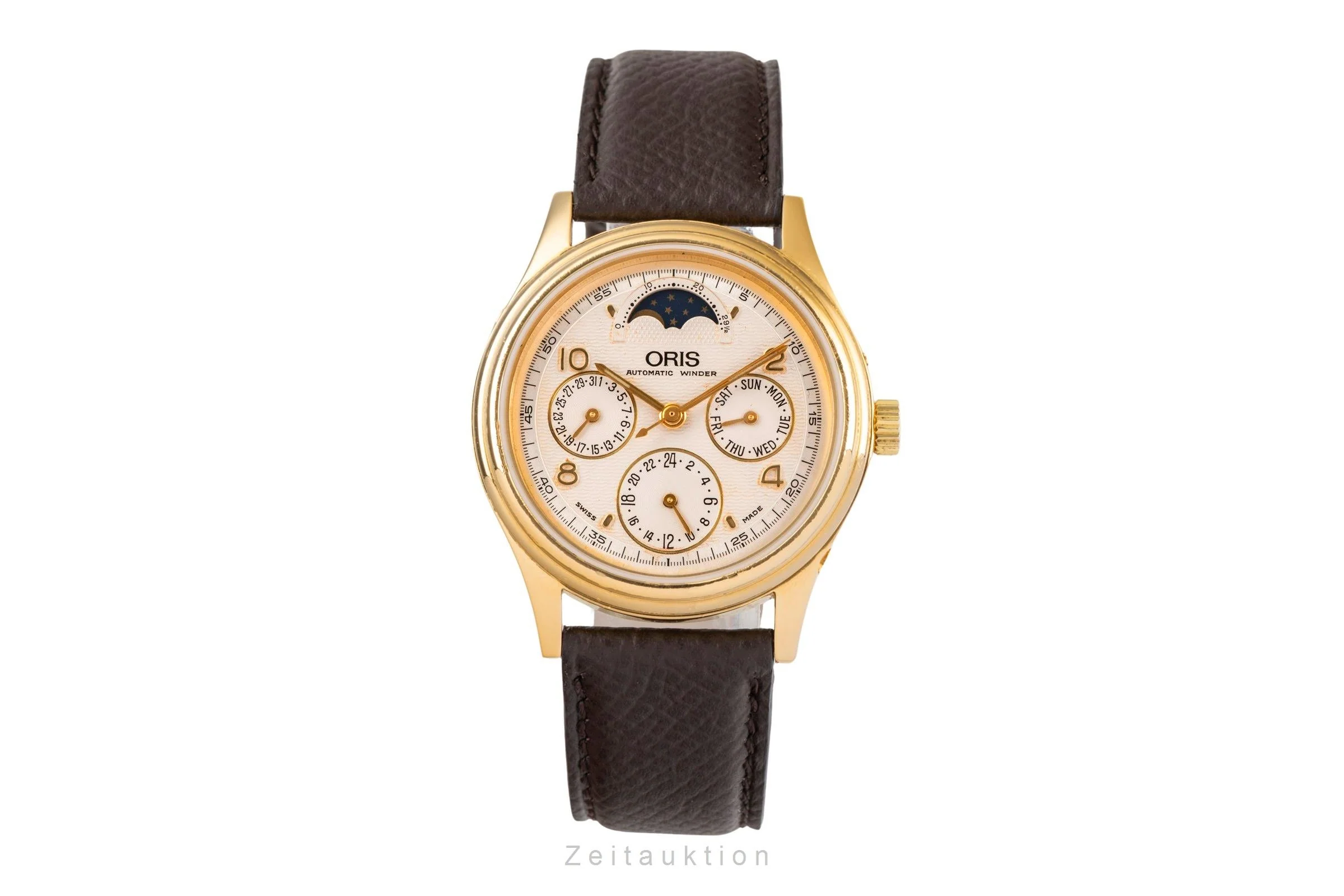 Oris silver-gilt automatic men's watch 7433  [2403135] - Image 5