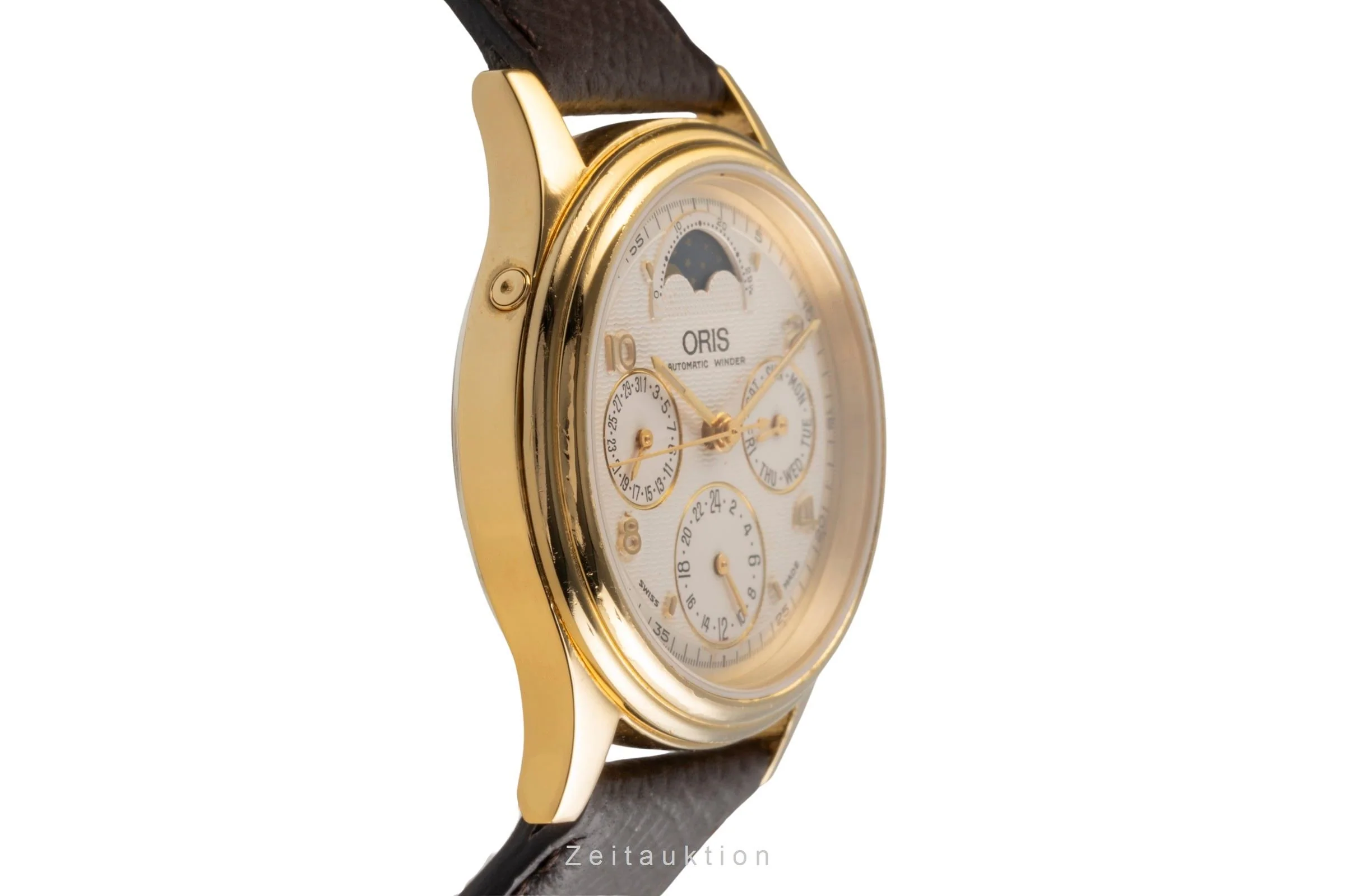 Oris silver-gilt automatic men's watch 7433  [2403135] - Image 8