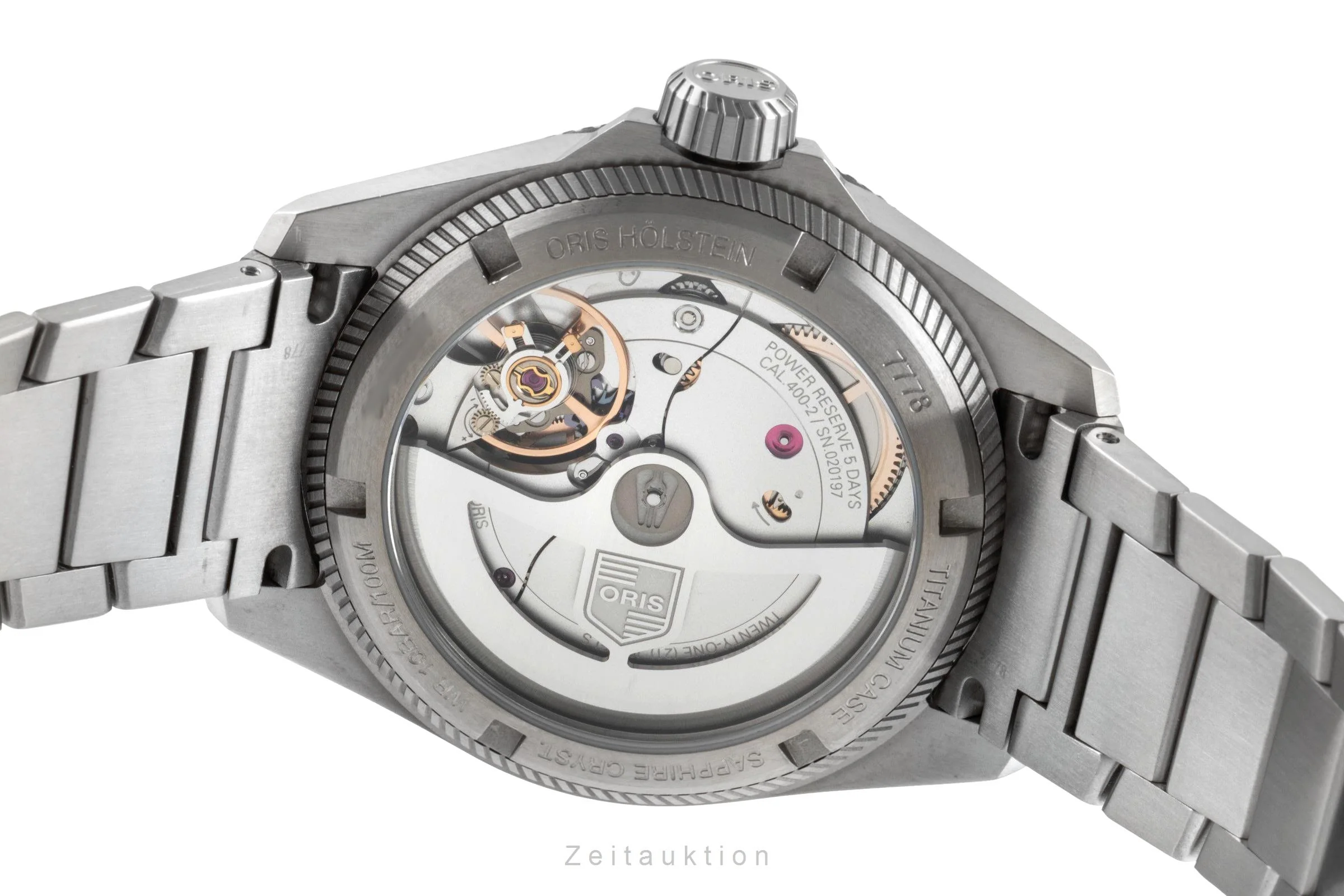 Oris titanium automatic men's watch 01 400 7778 7155  [2505975] - Image 11