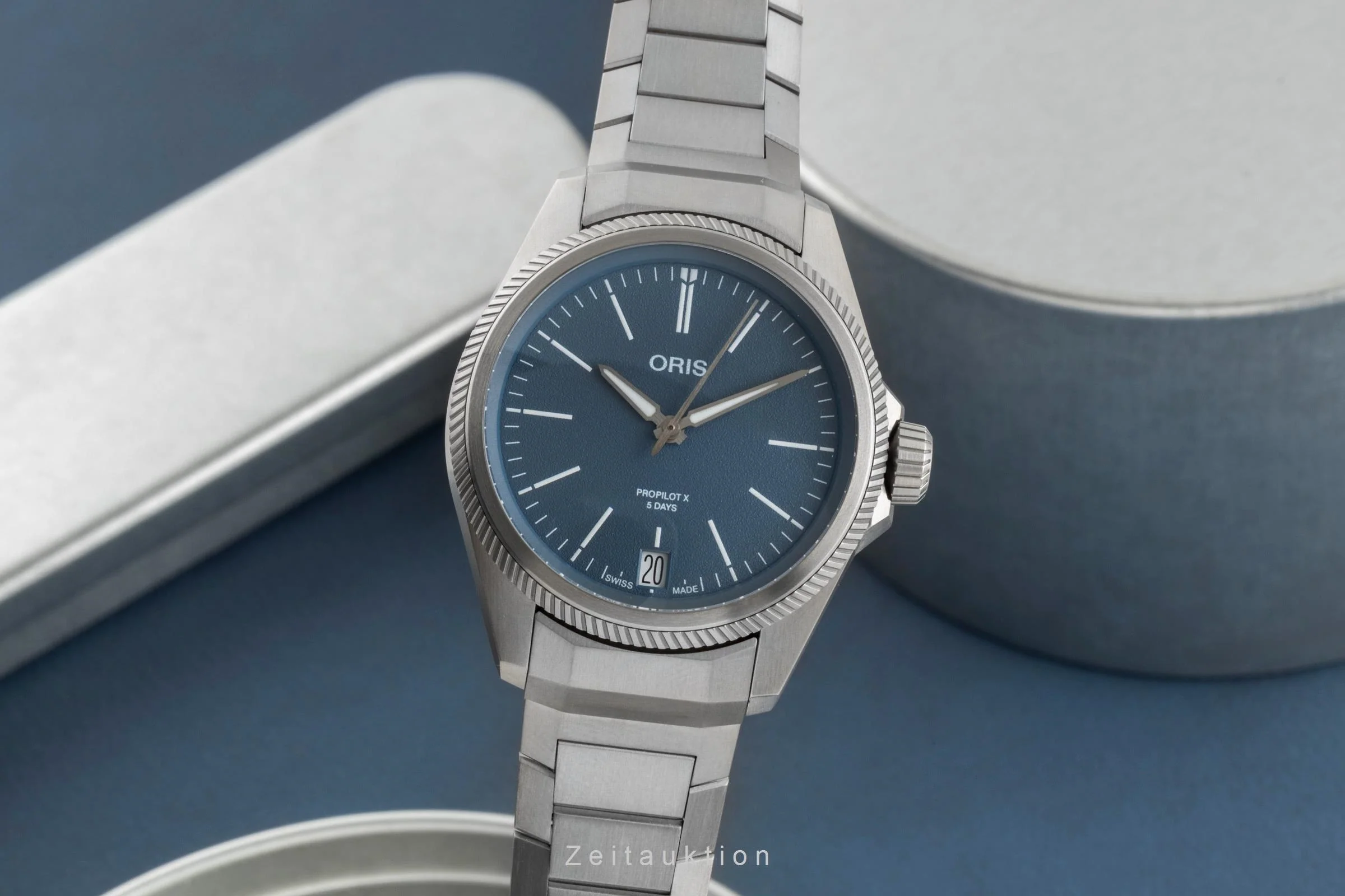 Oris titanium automatic men's watch 01 400 7778 7155  [2505975] - Image 2