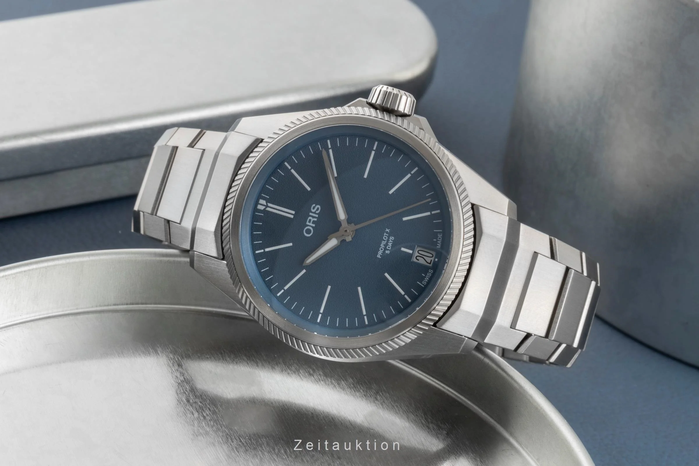 Oris titanium automatic men's watch 01 400 7778 7155  [2505975] - Image 3