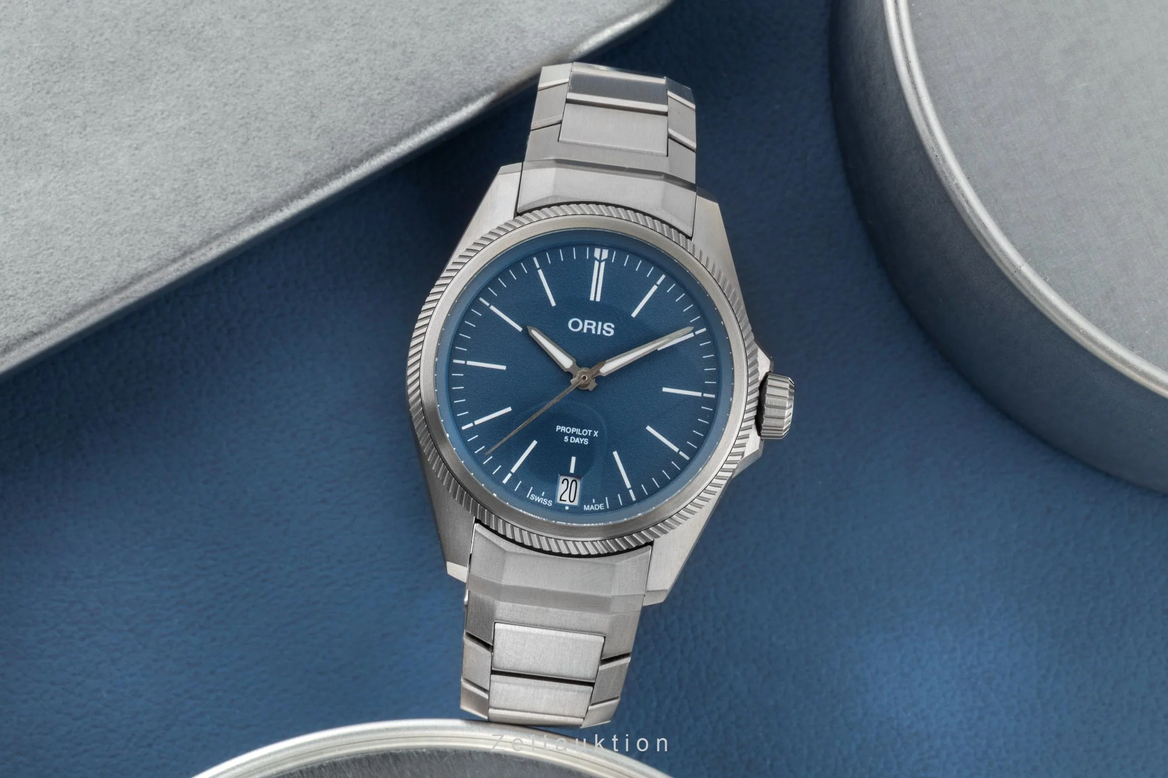 Oris titanium automatic men's watch 01 400 7778 7155  [2505975] - Image 4